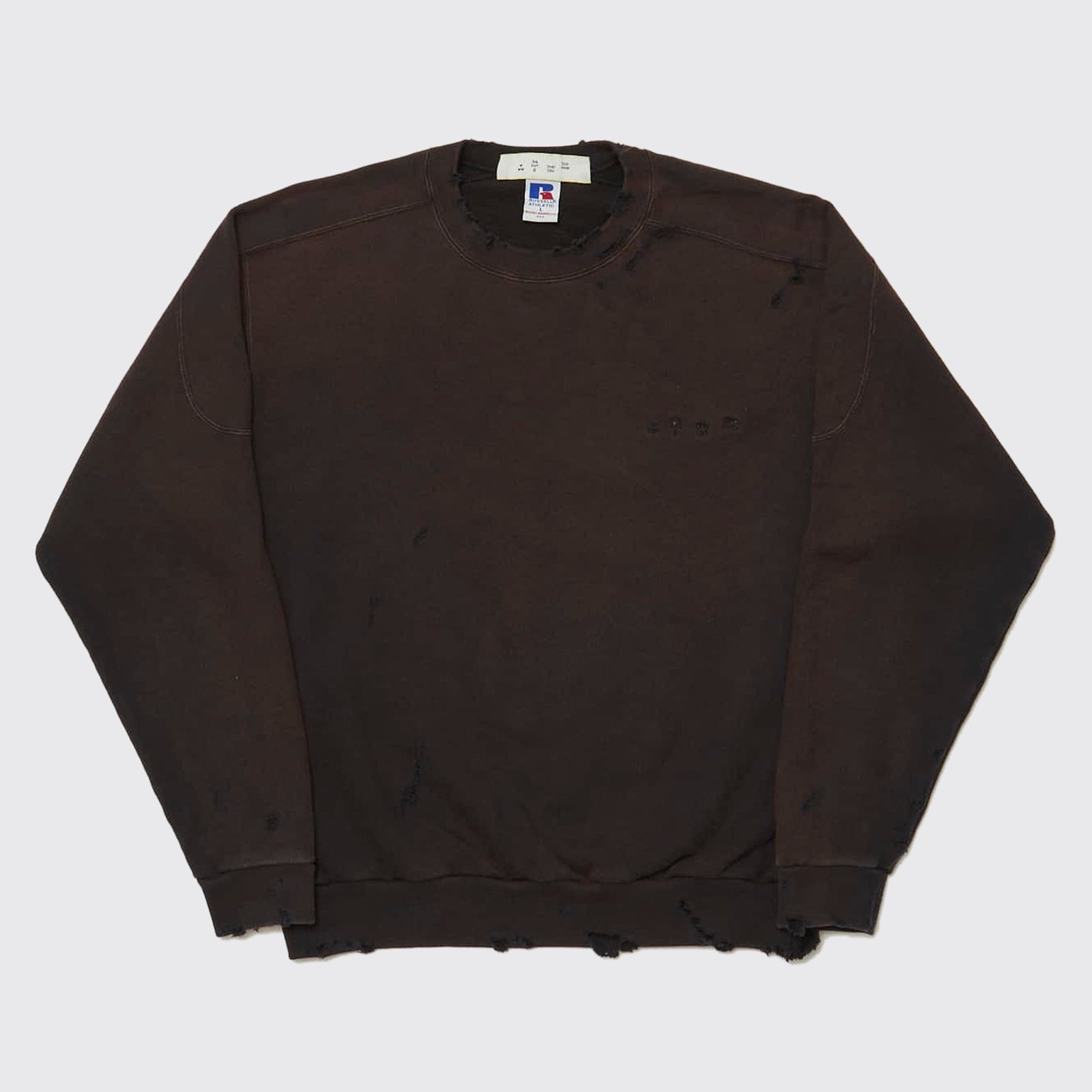 BAL / RUSSELL ATHLETIC HIGH COTTON DISTRESSED CREW (Black)