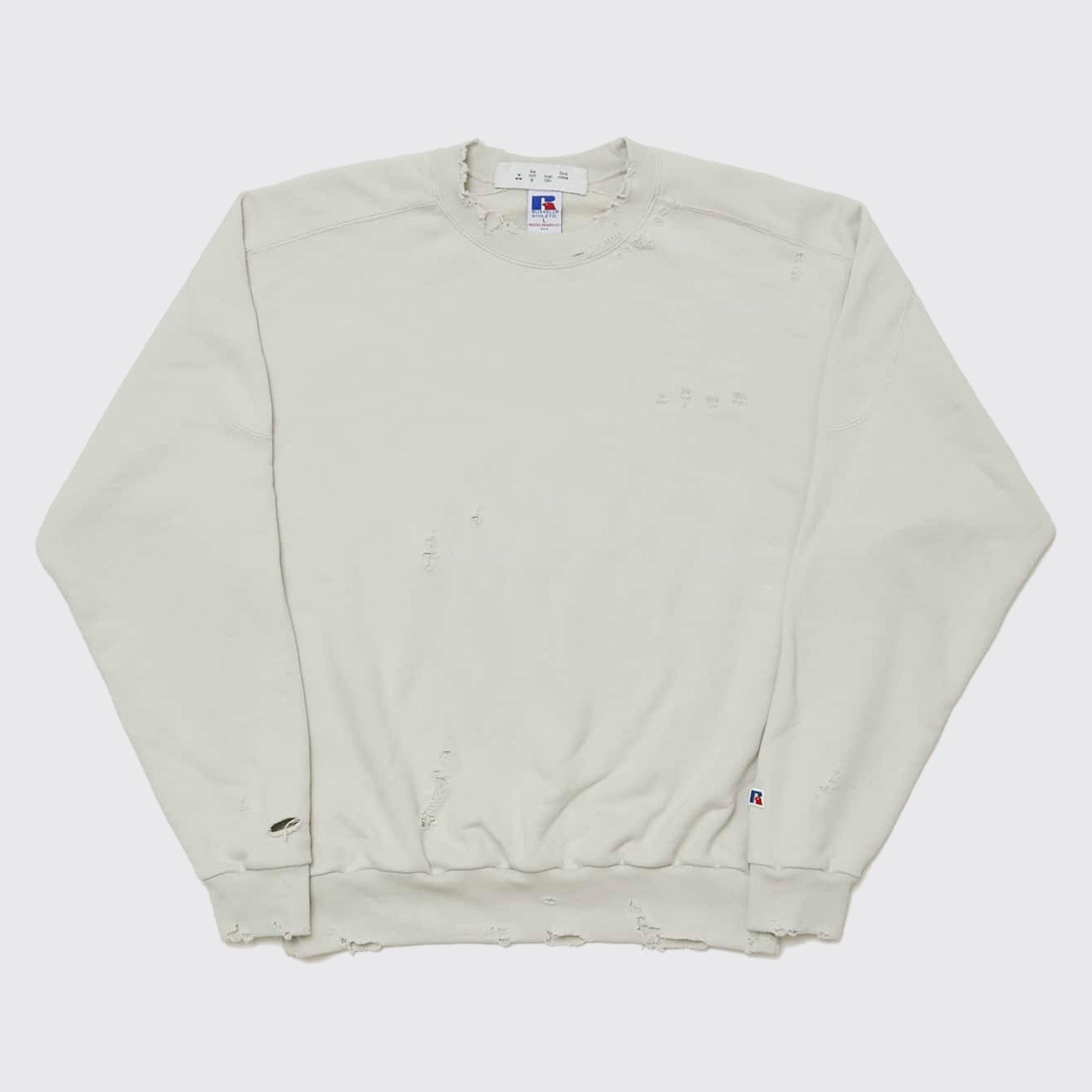 BAL / RUSSELL ATHLETIC HIGH COTTON DISTRESSED CREW (Bone)
