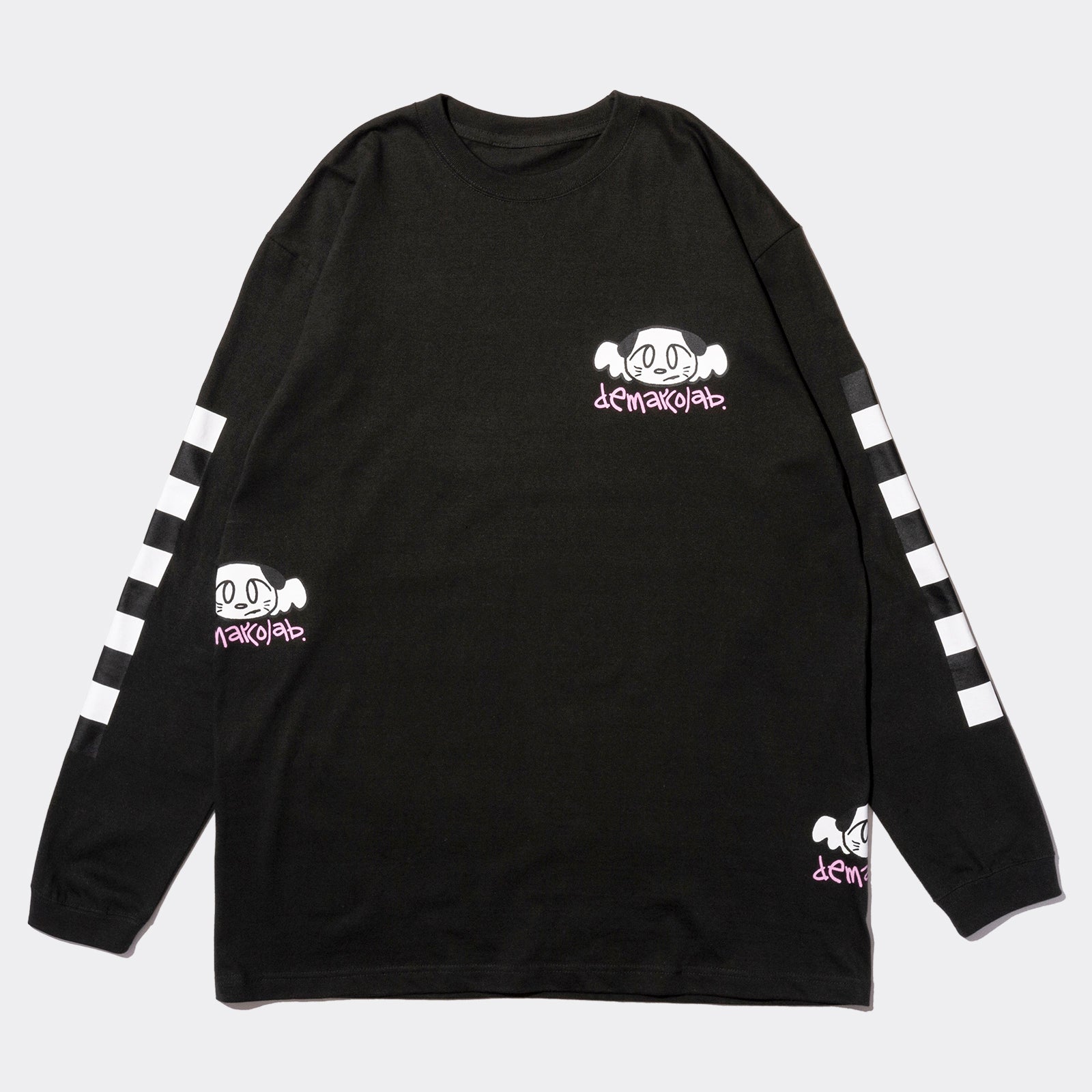 I MISS YOU DOGGIE L/S TEE (Charcoal)