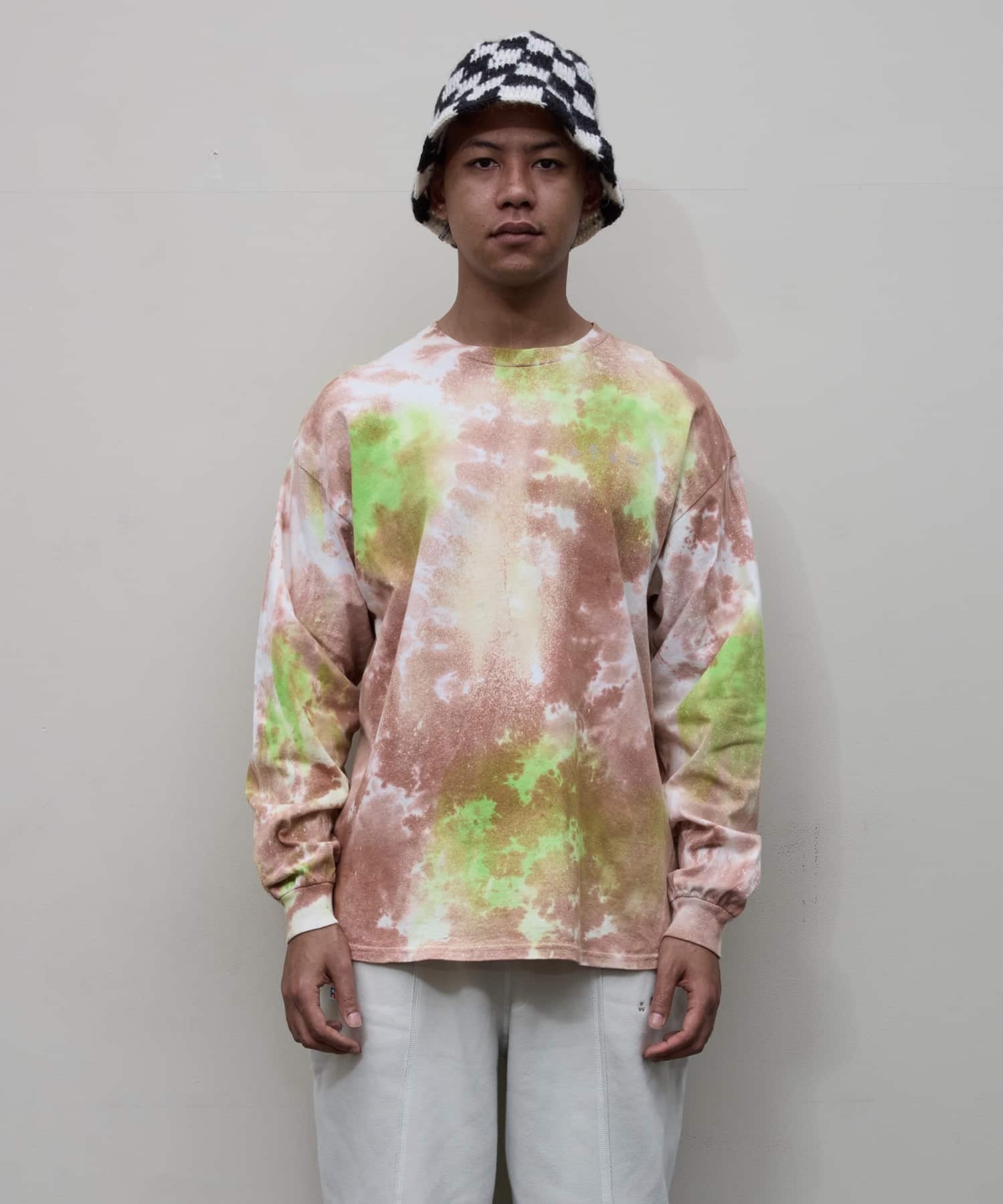 LOGO TIE DYE LS TEE by YUKIDYE