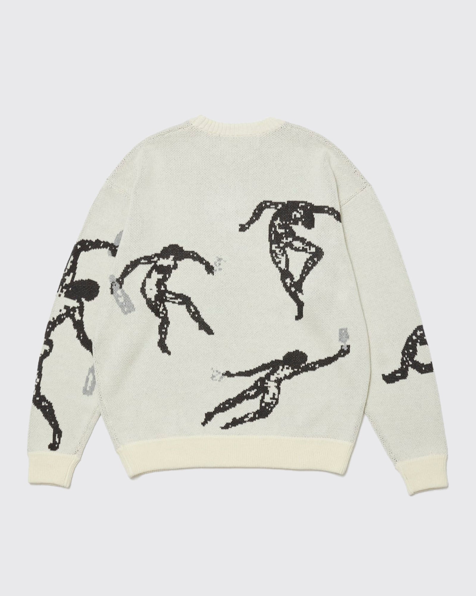 JACQUARD COTTON CREWNECK SWEATER