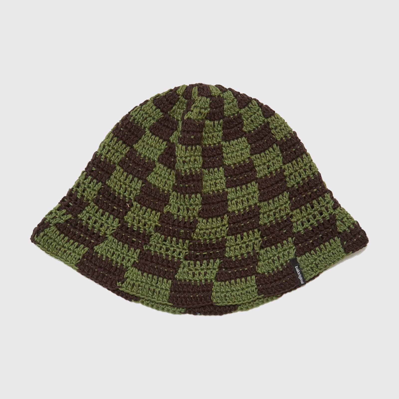 HAND KNIT BUCKET HAT (Olive)