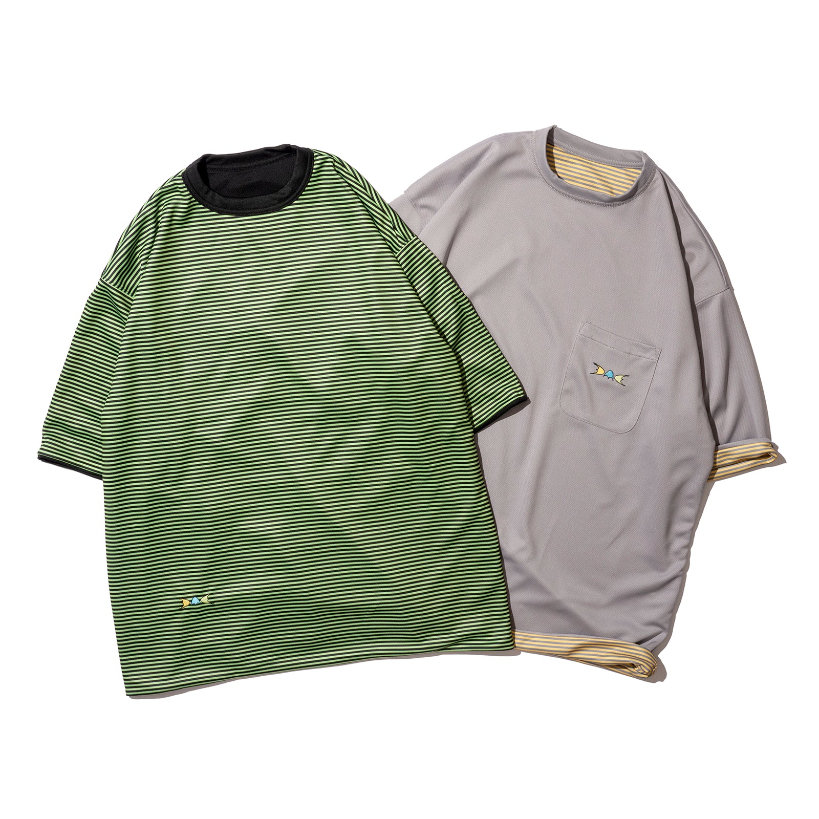 REVERSIBLE VENT TEE (Green)