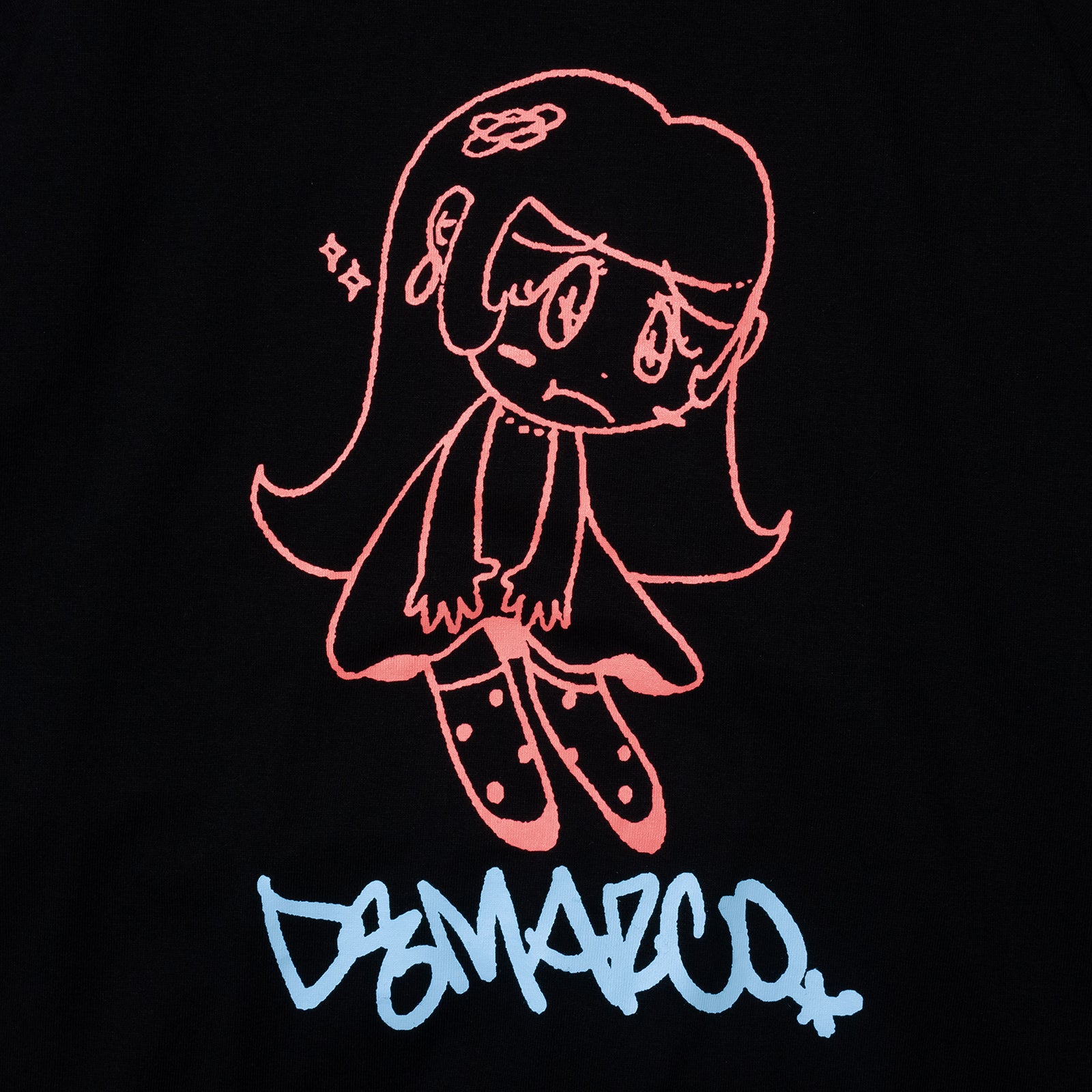 GIRL'S TROUBLE TEE (Black)