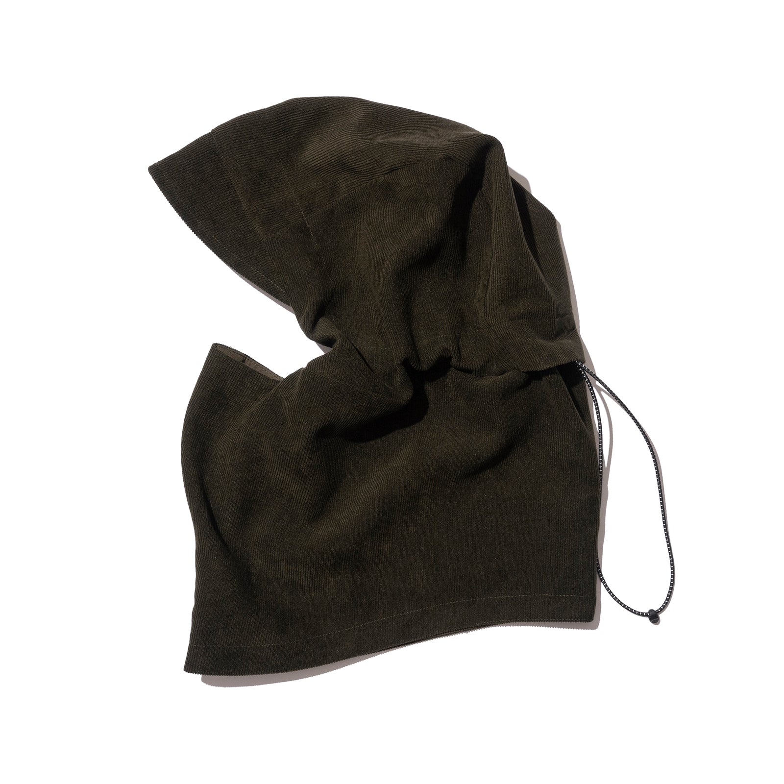 ACTIVE CORD HOODED WARMER (Olive)