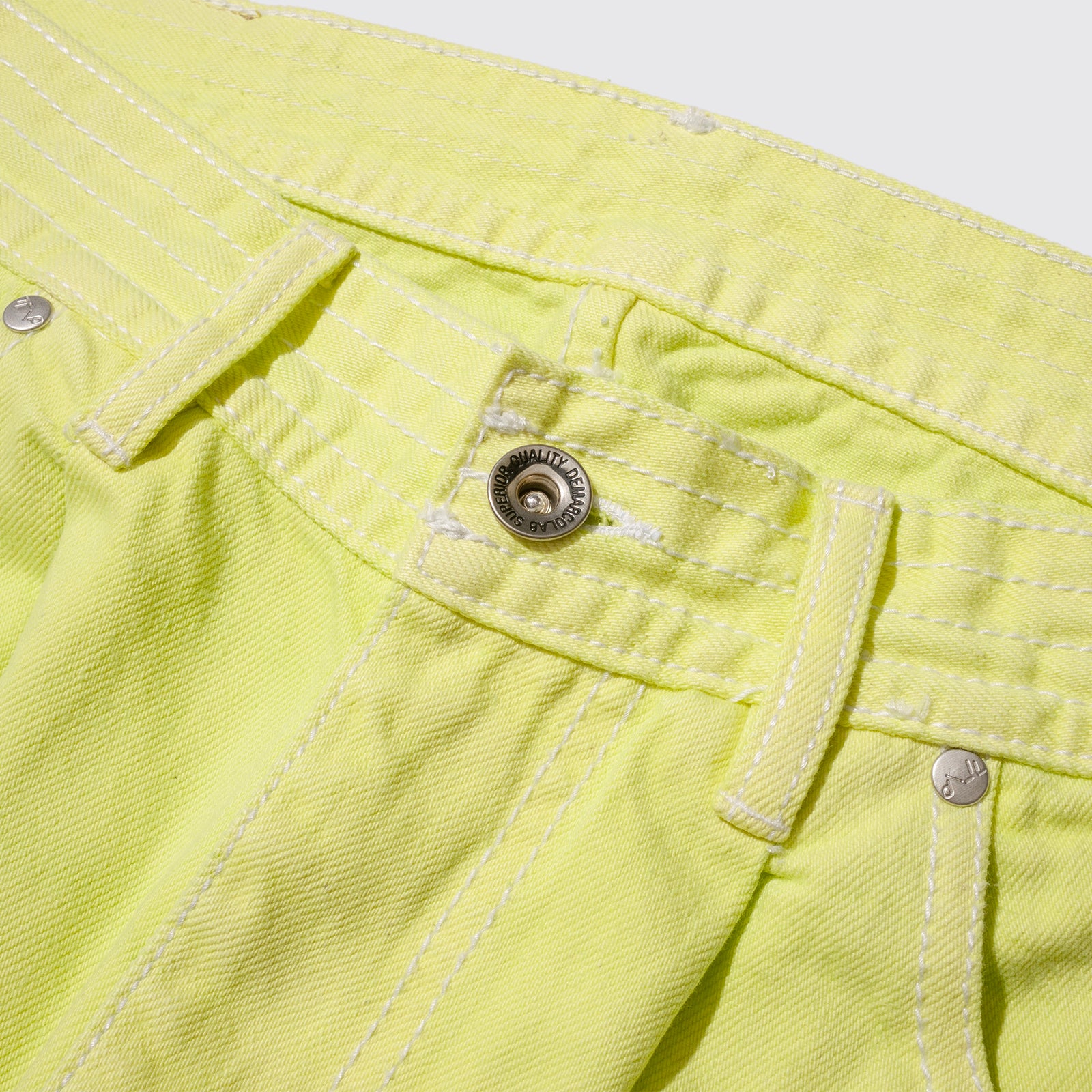 SILVER DUB O/D DENIM JEANS (Lime)