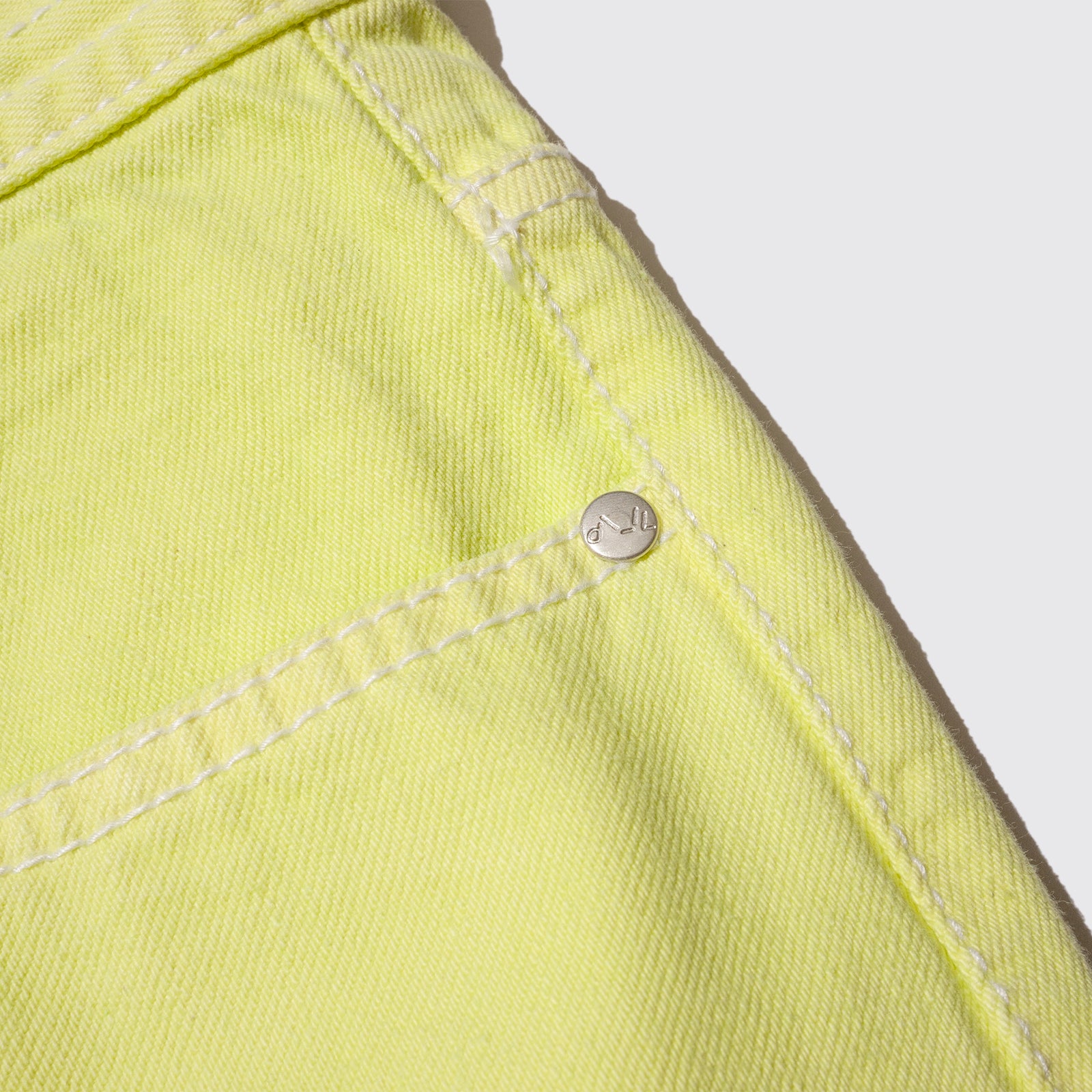 SILVER DUB O/D DENIM JEANS (Lime)