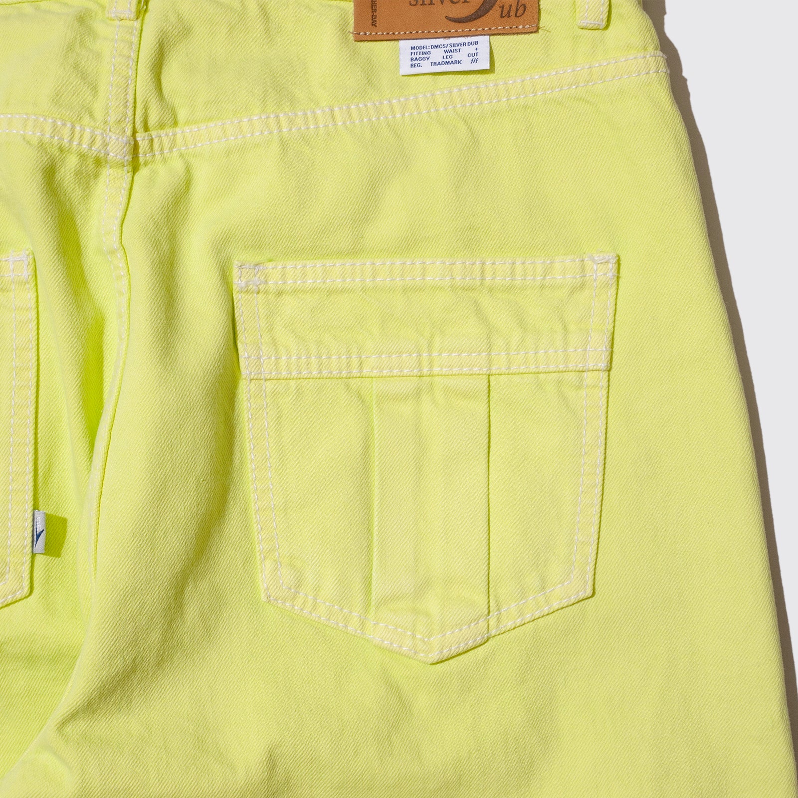 SILVER DUB O/D DENIM JEANS (Lime)