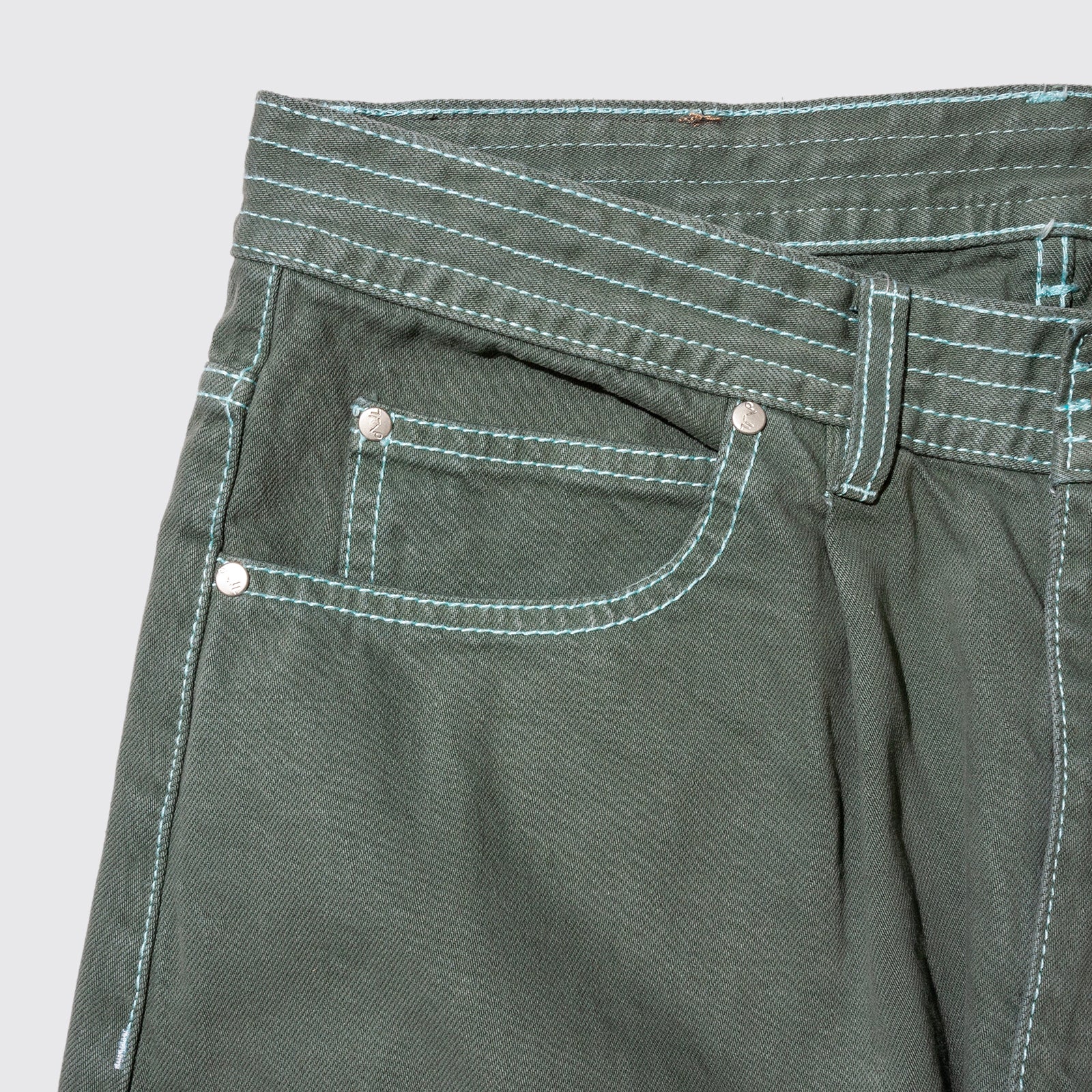 SILVER DUB O/D DENIM JEANS (Grey)