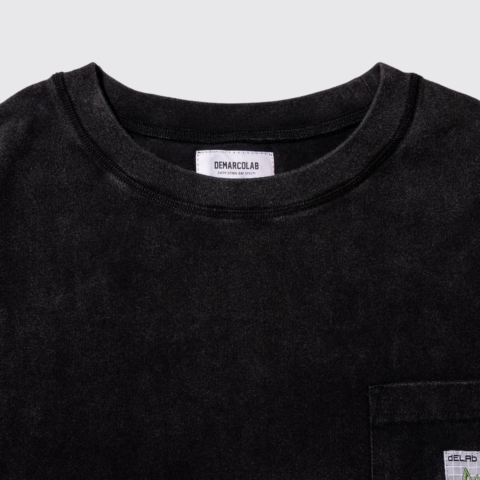 AsCIID WASH HEAVY PK TEE (Black)