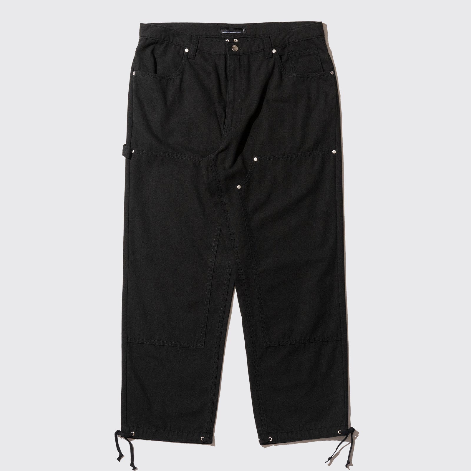 ASHTRAY DOUBLE KNEE PANTS (Black)