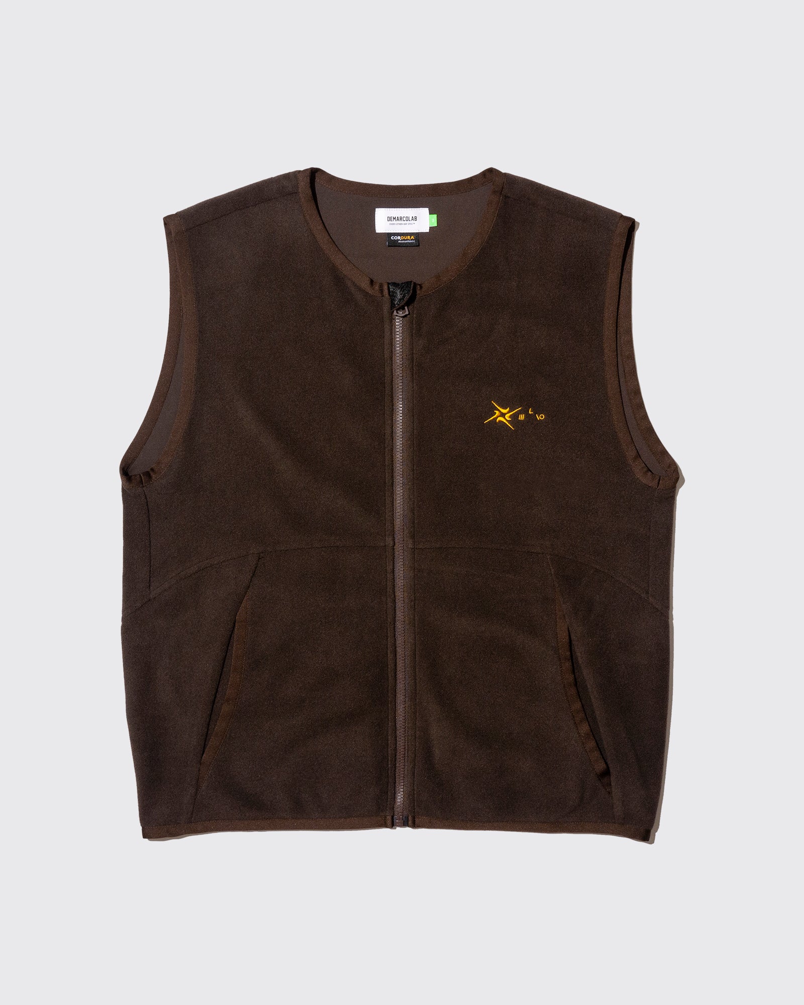 CORDURA® FLEECE R/C VEST (Brown)