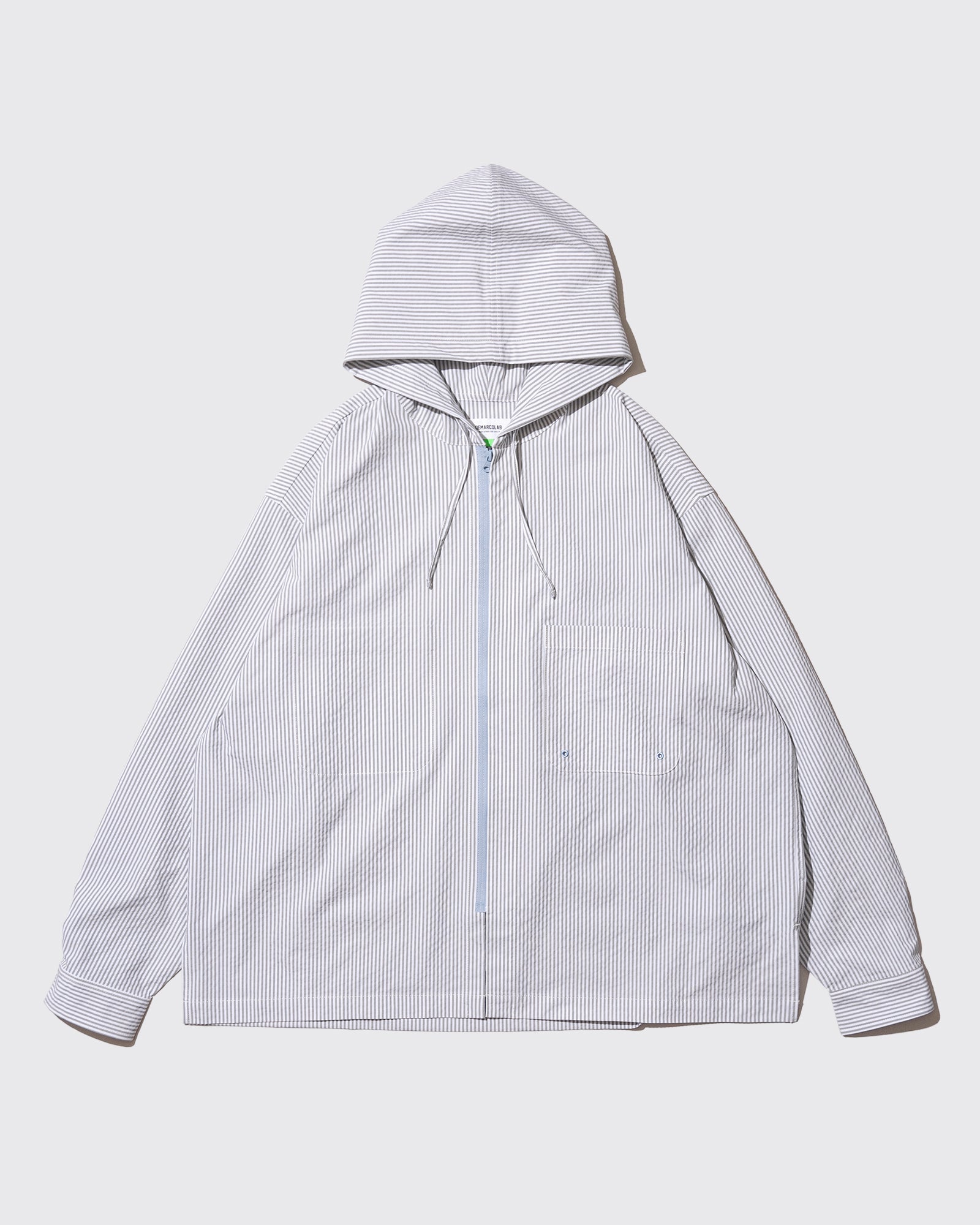 BIG BOY ZIP HOOD SHIRT (Wht*Grey)