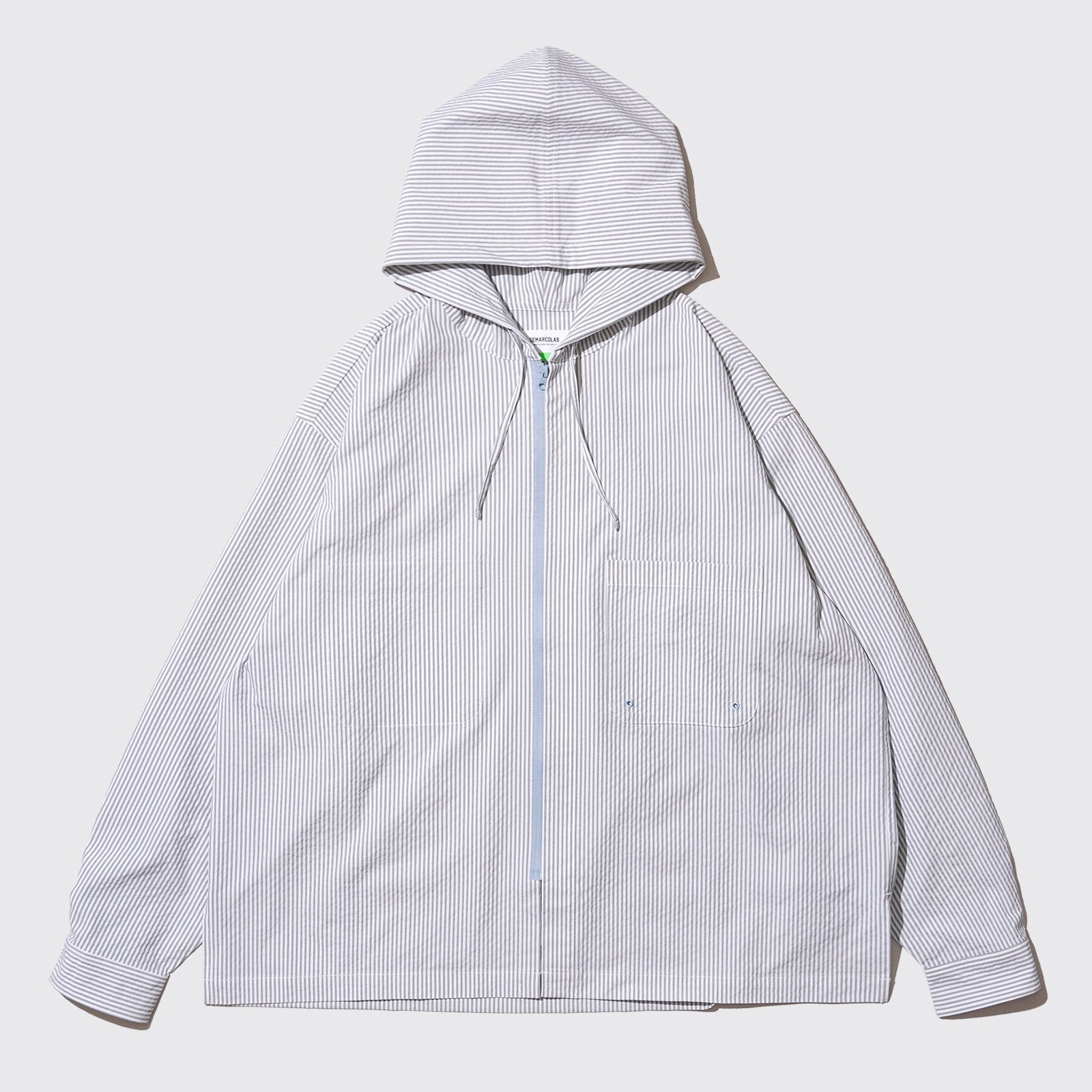 BIG BOY ZIP HOOD SHIRT (Wht*Grey)