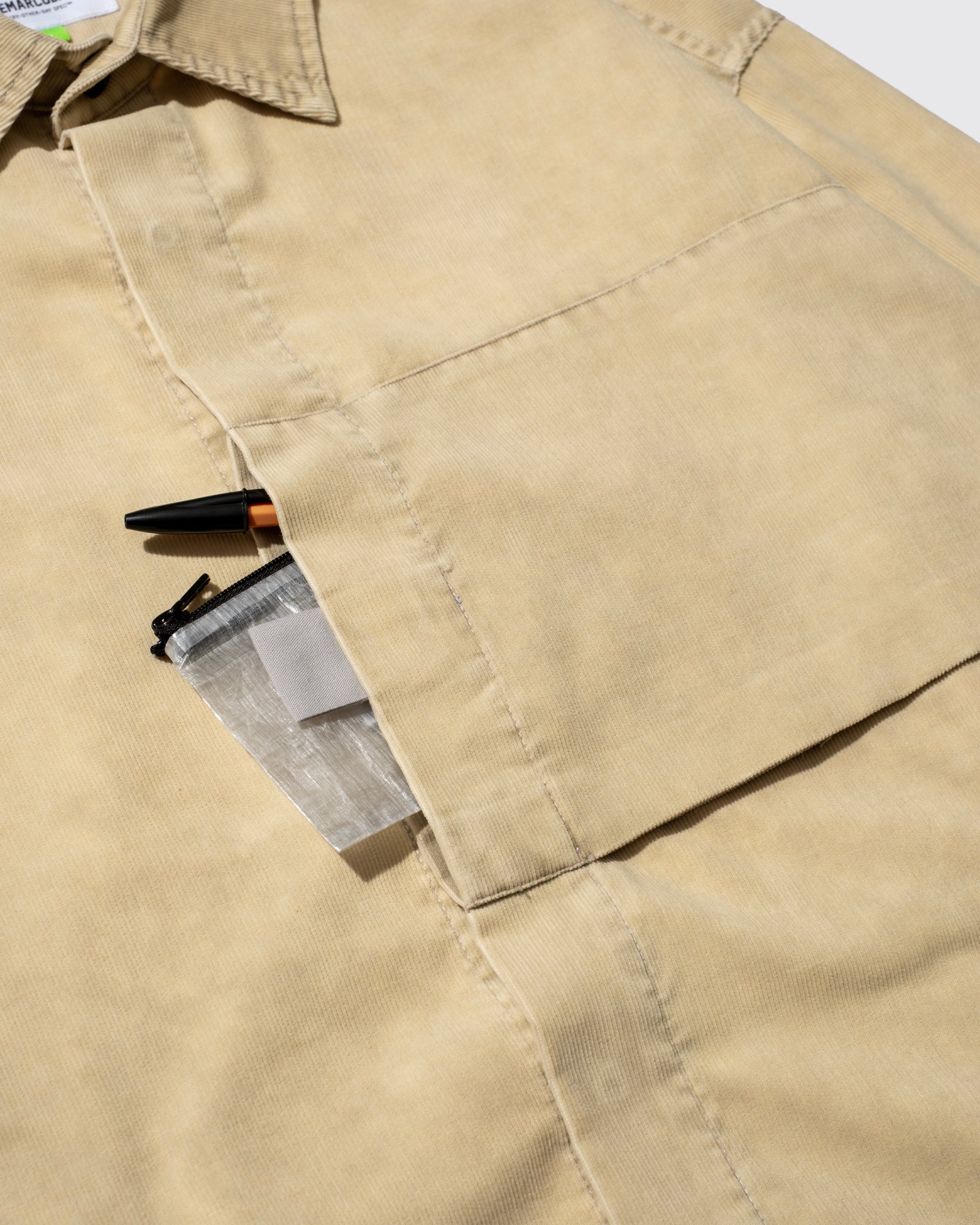 PERFORMANCE CORD. SHIRT (Beige)