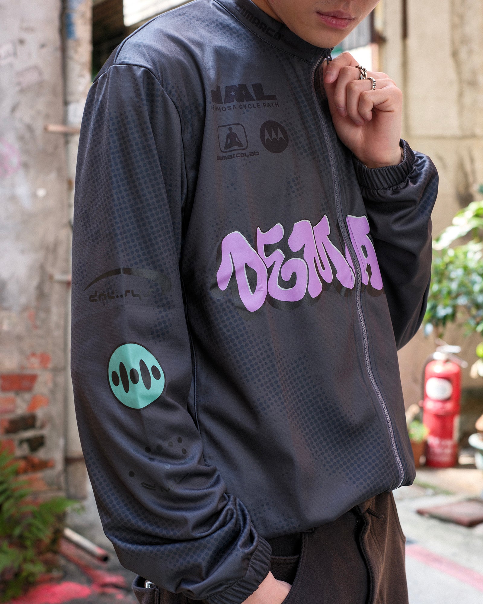 FCP ZIP JERSEY  (Carbon)