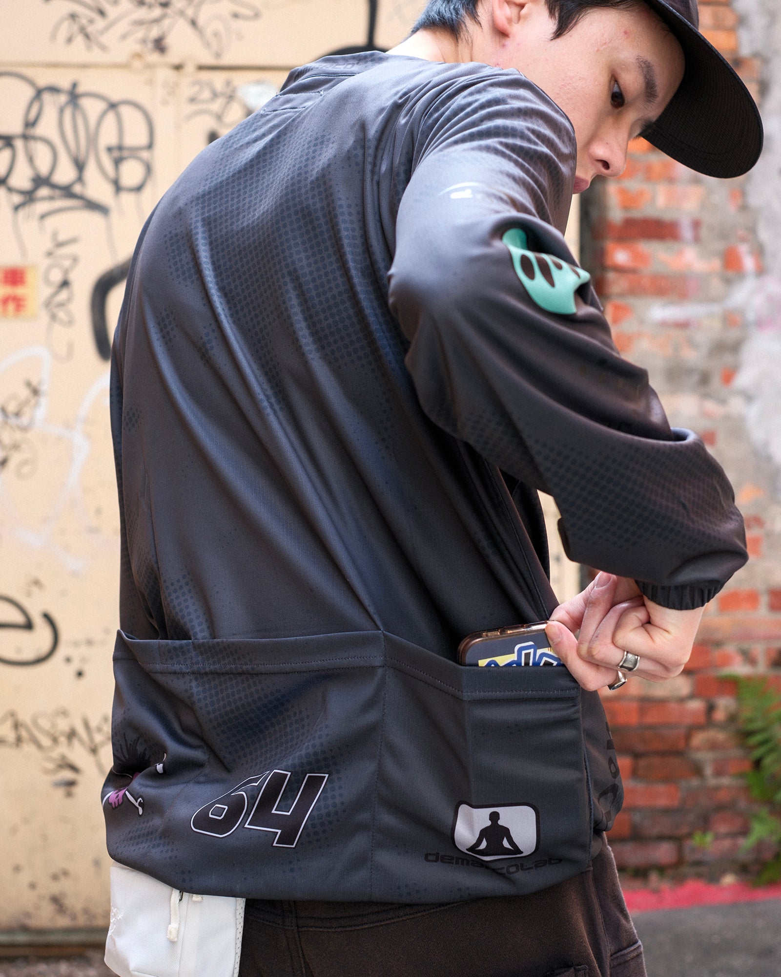 FCP ZIP JERSEY  (Carbon)