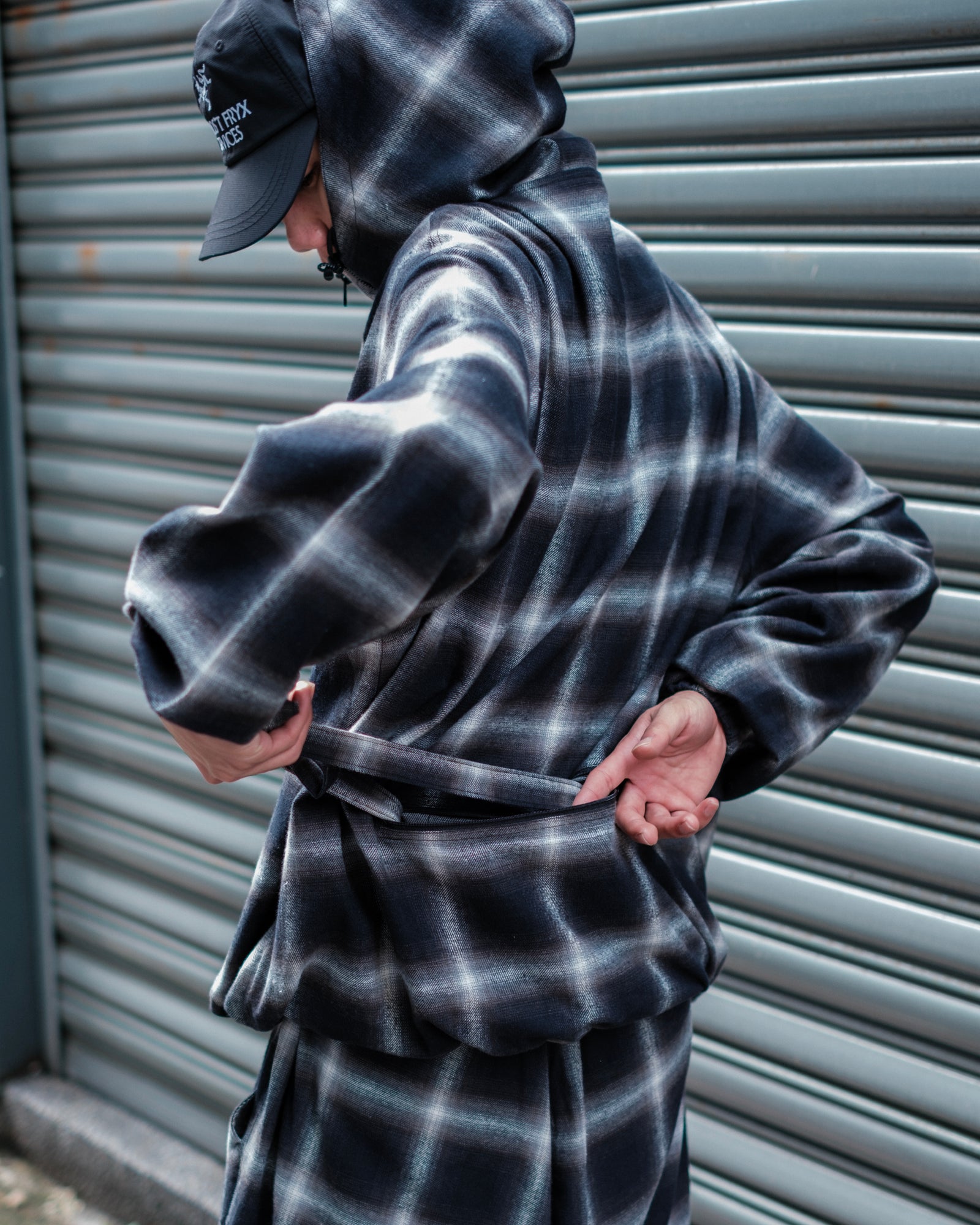 PLAID PAC-NORAK JKT (Black)