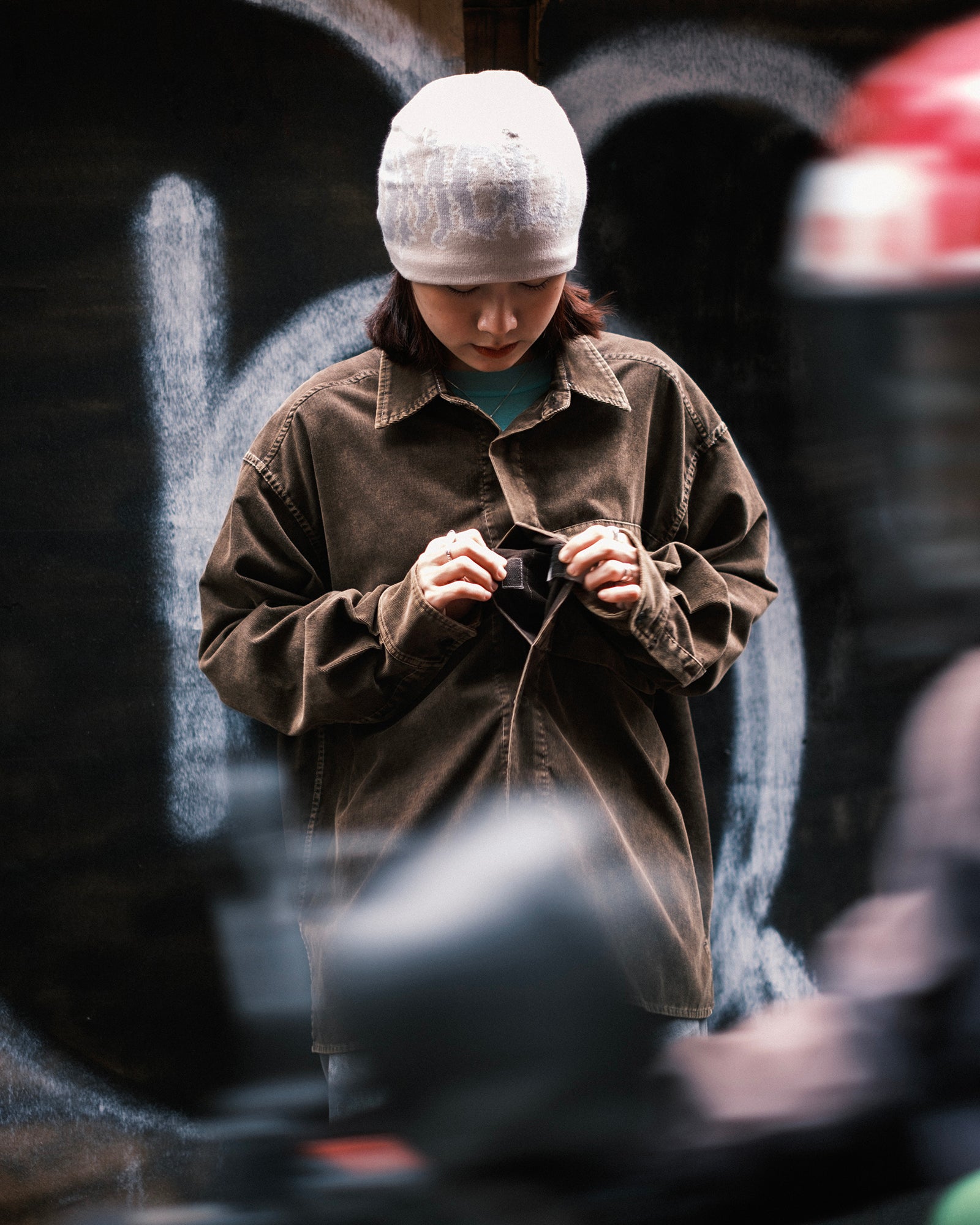 PERFORMANCE CORD. SHIRT (Brown)