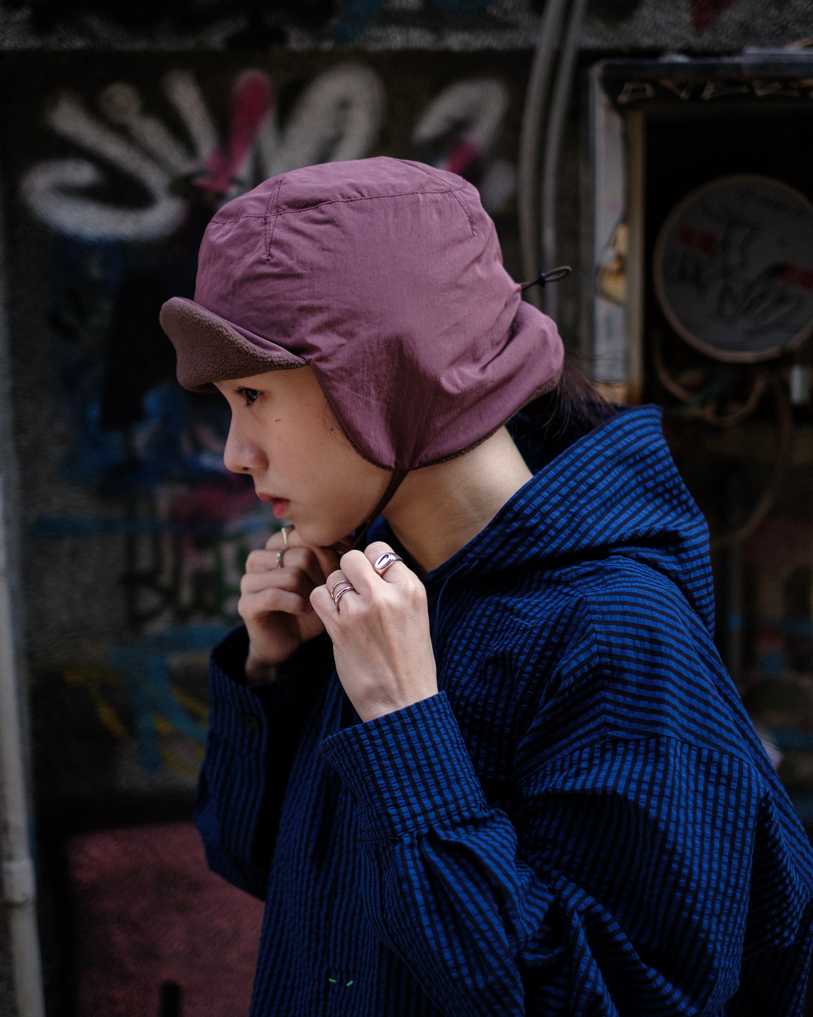 FLEECE EAR FLAP 6-PANEL HAT