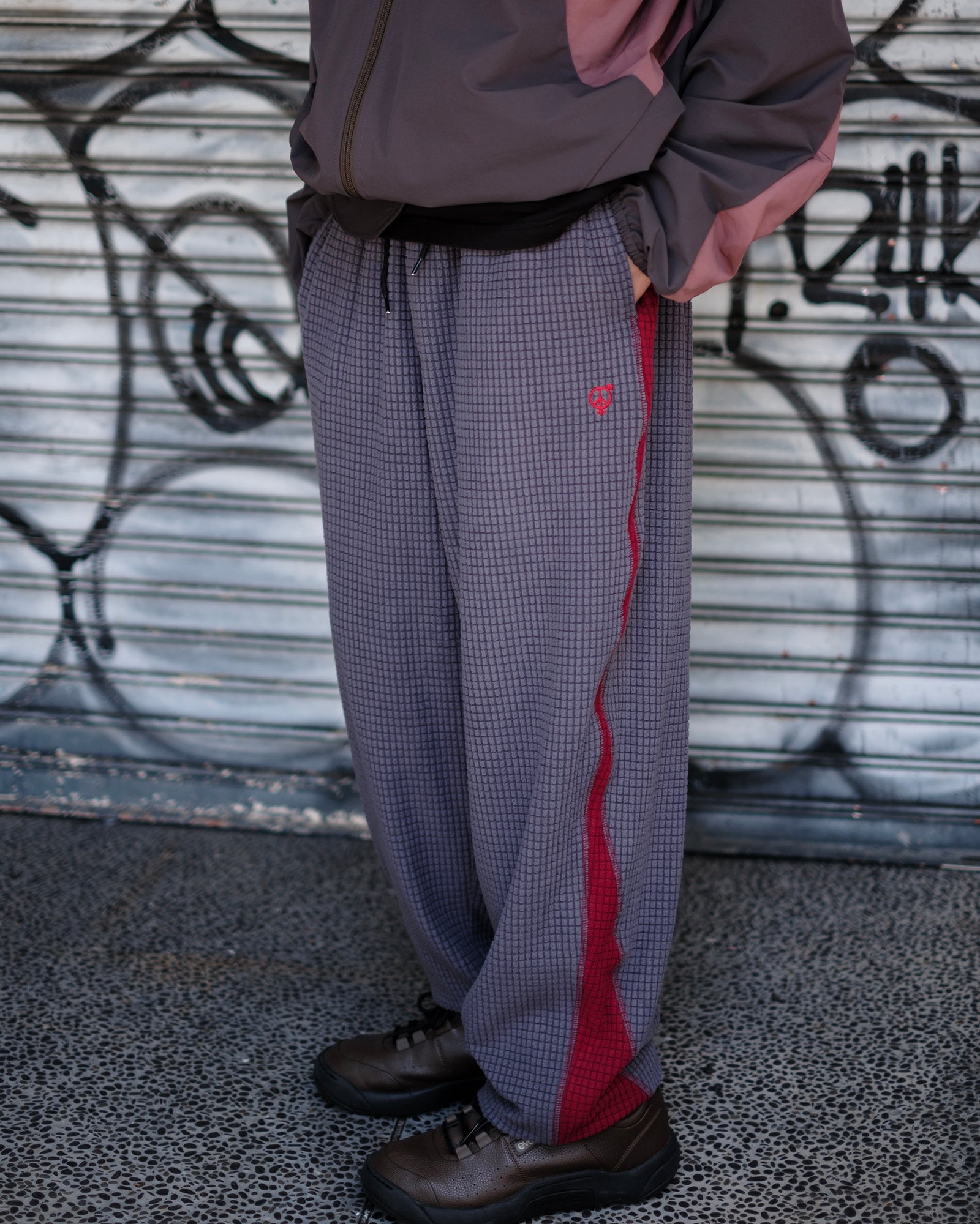 GRID FLEECE PANT
