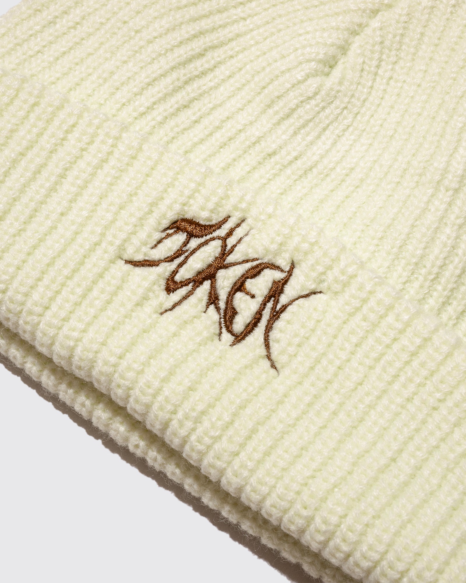 Logo Cable Knit Beanie