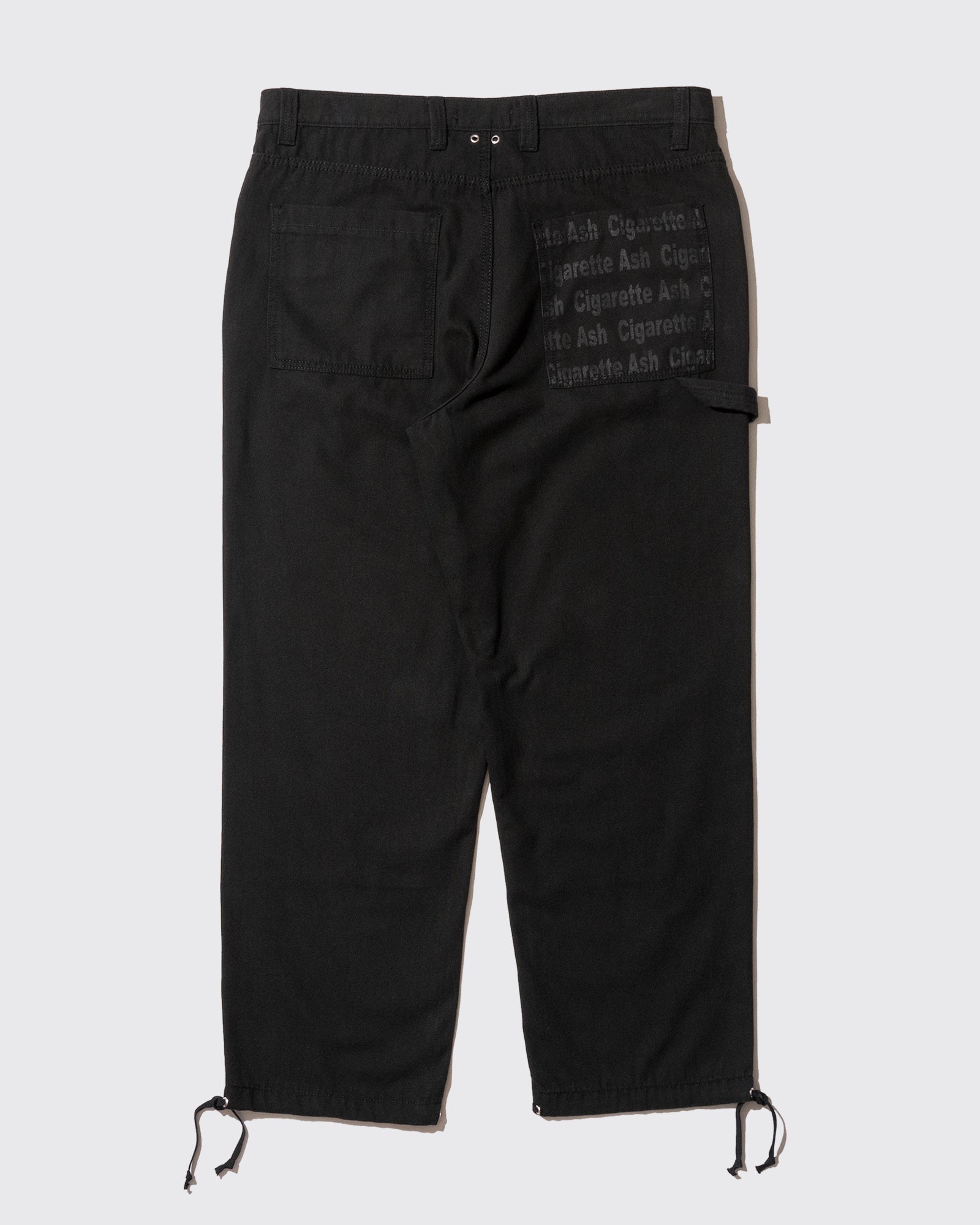 ASHTRAY DOUBLE KNEE PANTS (Black)