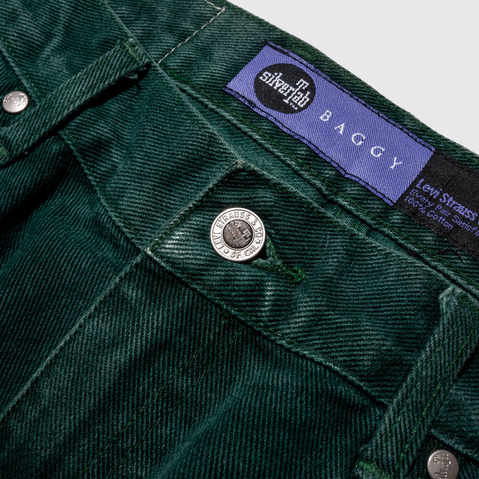 SilverTab Baggy Jeans (Green)