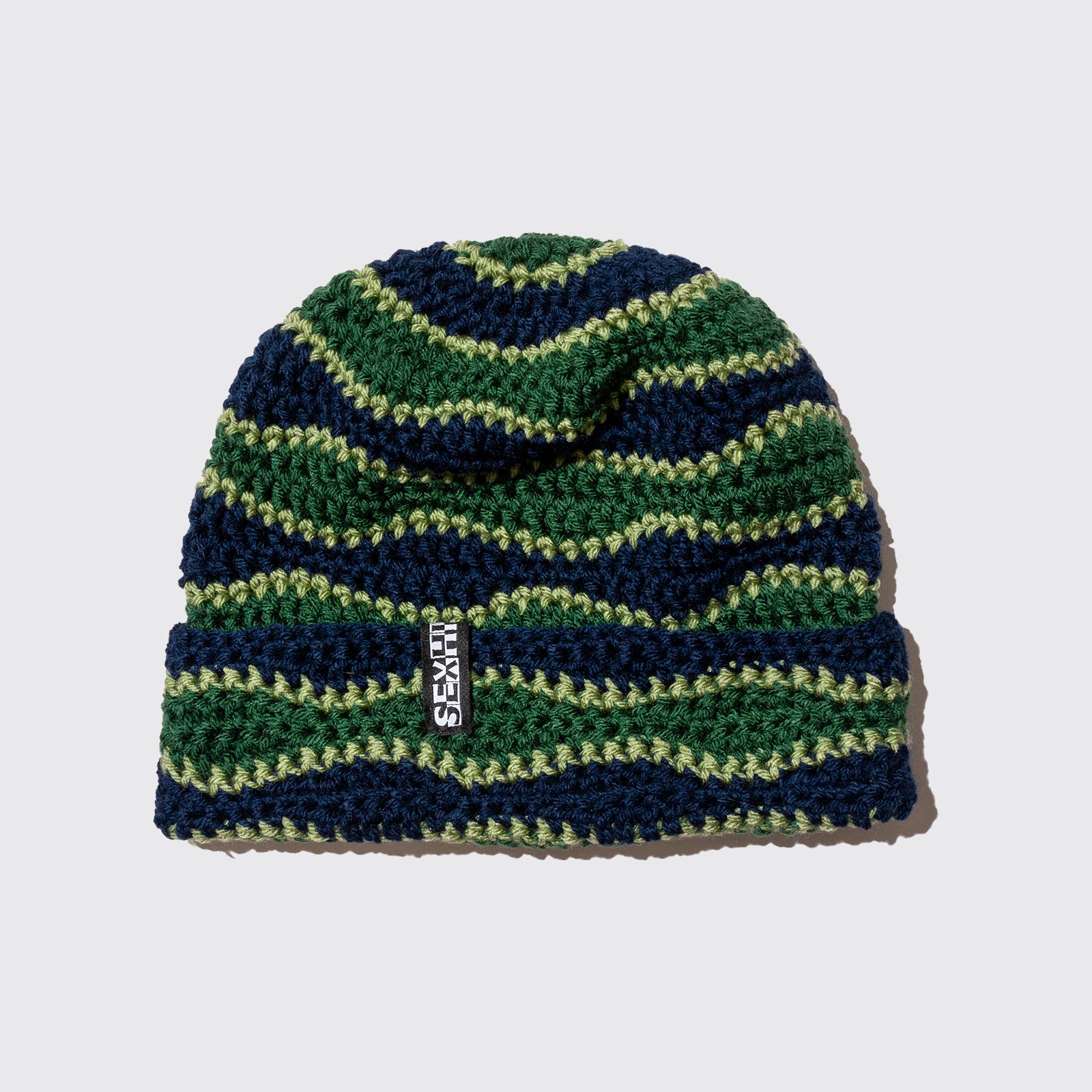 WAVELENGTH BEANIE (Green*Blue)