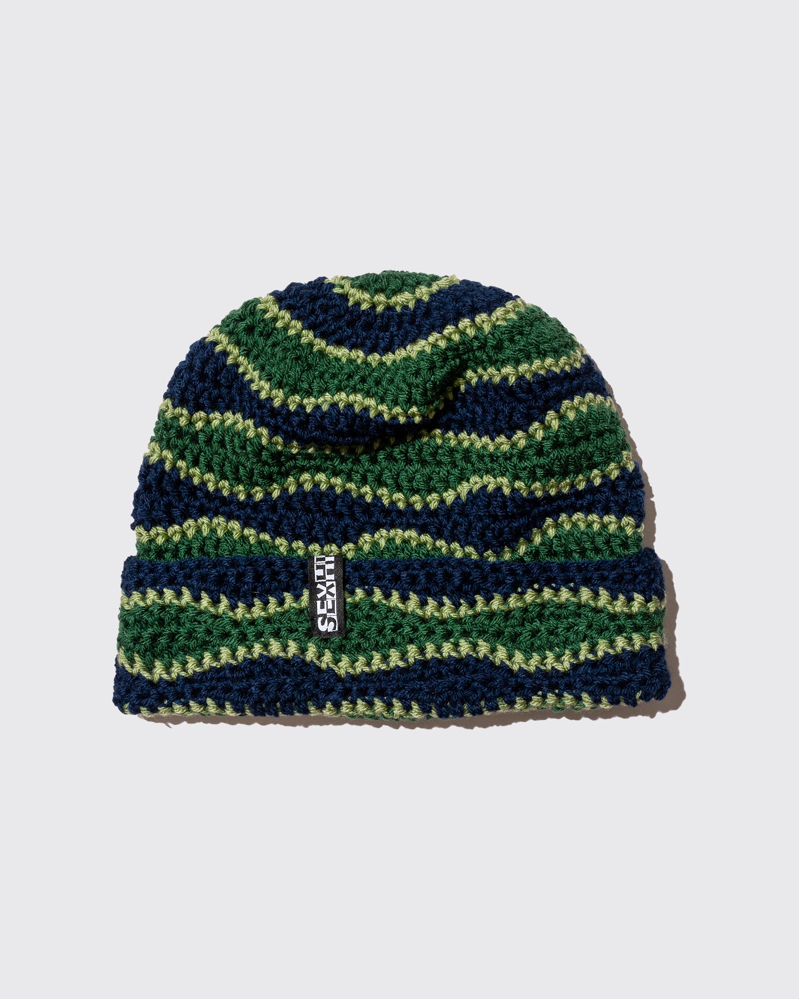 WAVELENGTH BEANIE (Green*Blue)