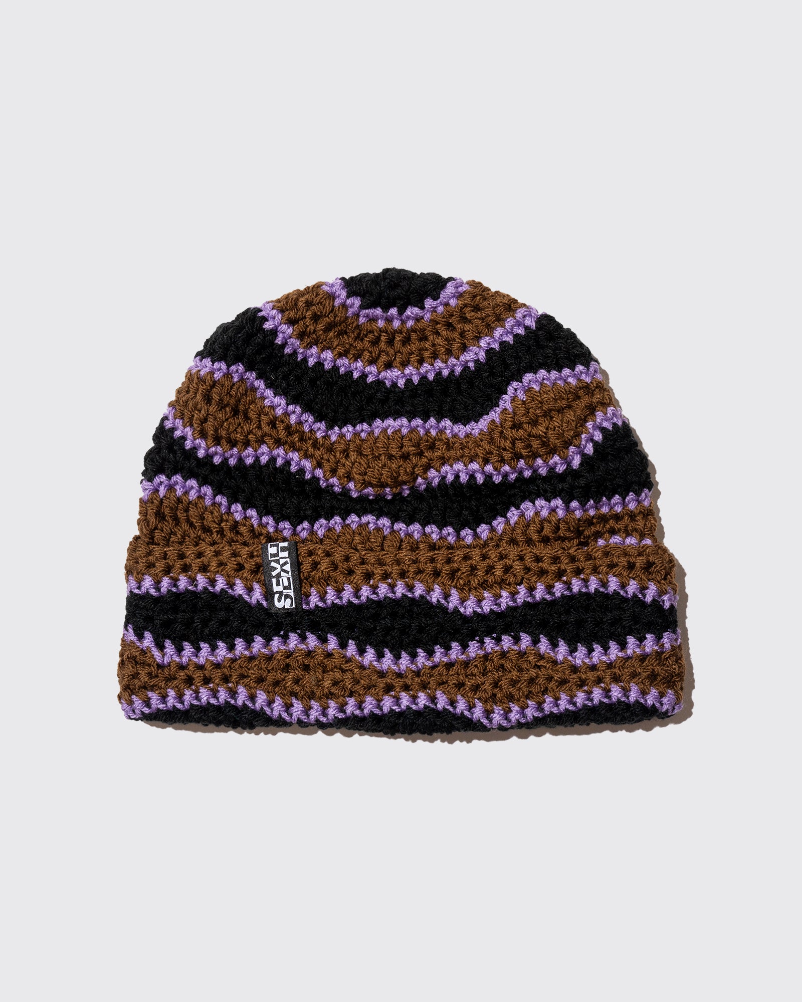 WAVELENGTH BEANIE (Black*Brown)