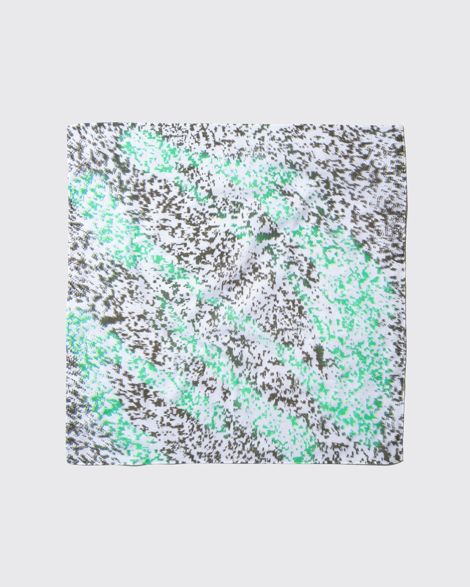 NOISE CAMO BLUR BANDANA (Green*Neon Green)