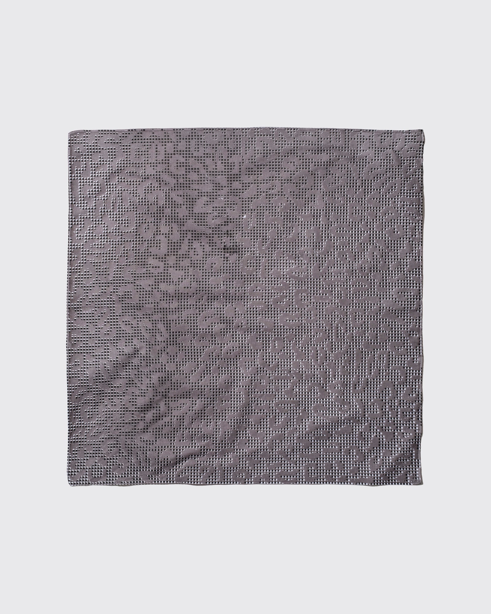 NIGHT CAMO LEOPARD BANDANA (Grey)