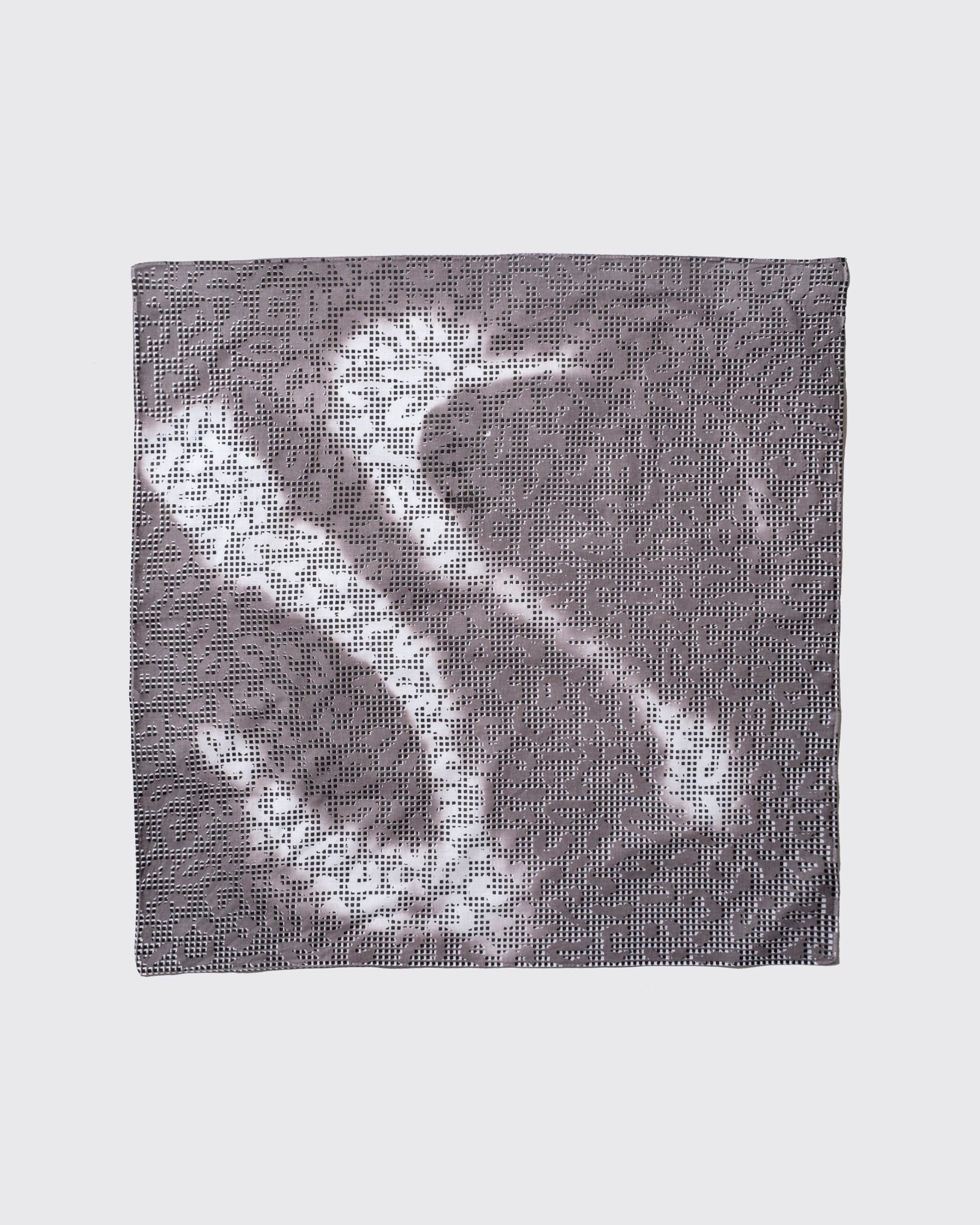 NIGHT CAMO LEOPARD BANDANA (Grey)