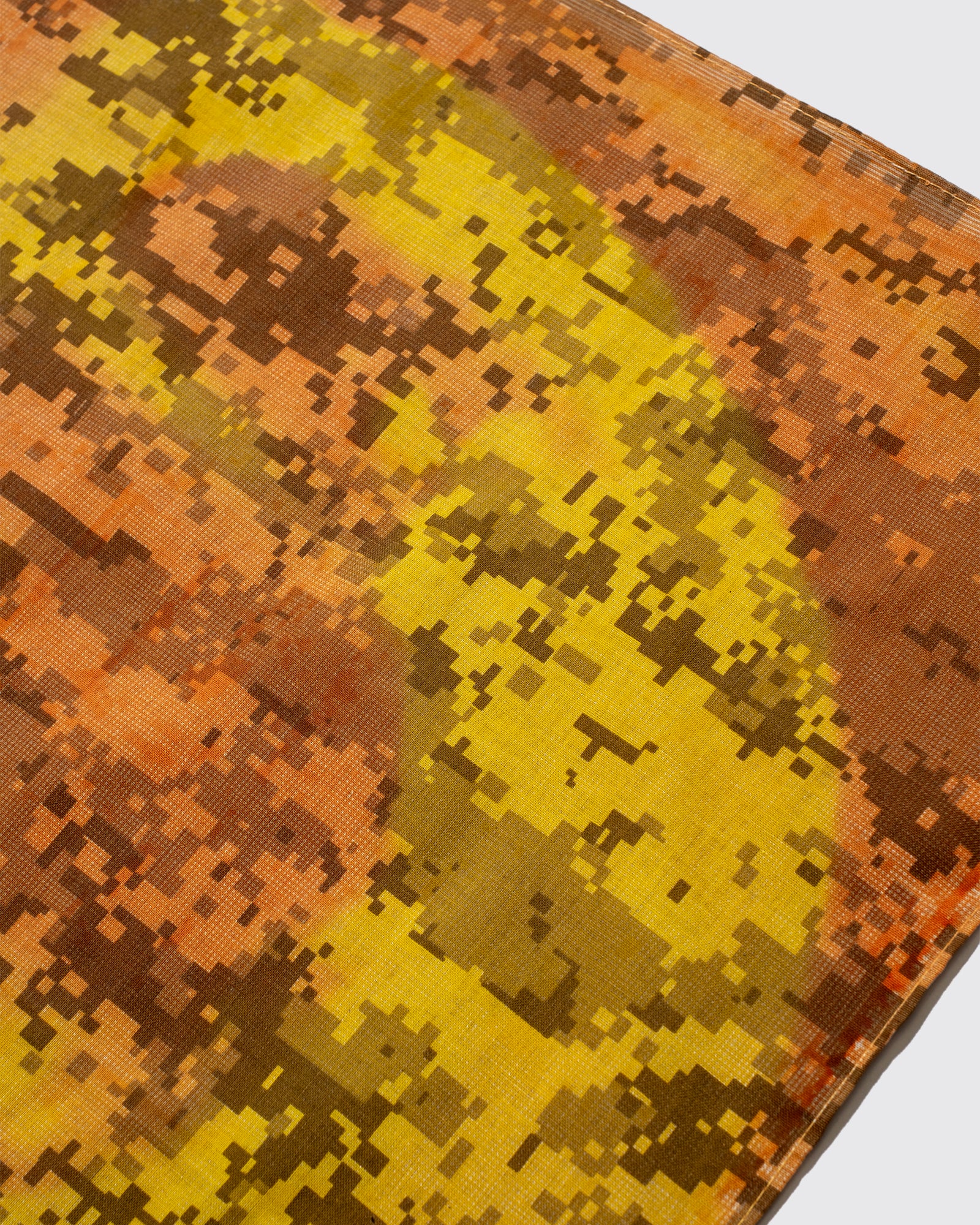 DIGI CAMO GRID BANDANA (Orange*Yellow)