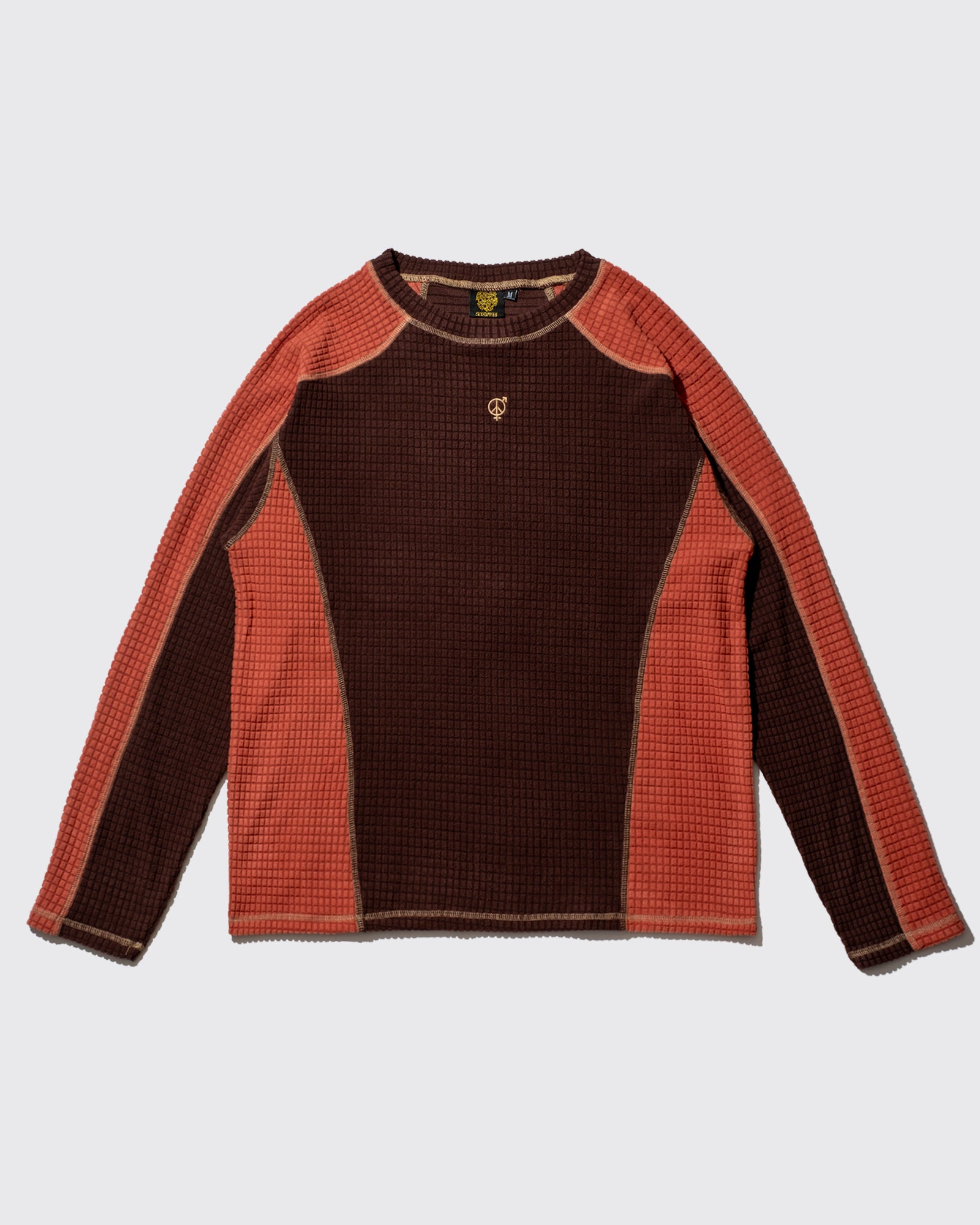 GRID FLEECE (Brown)