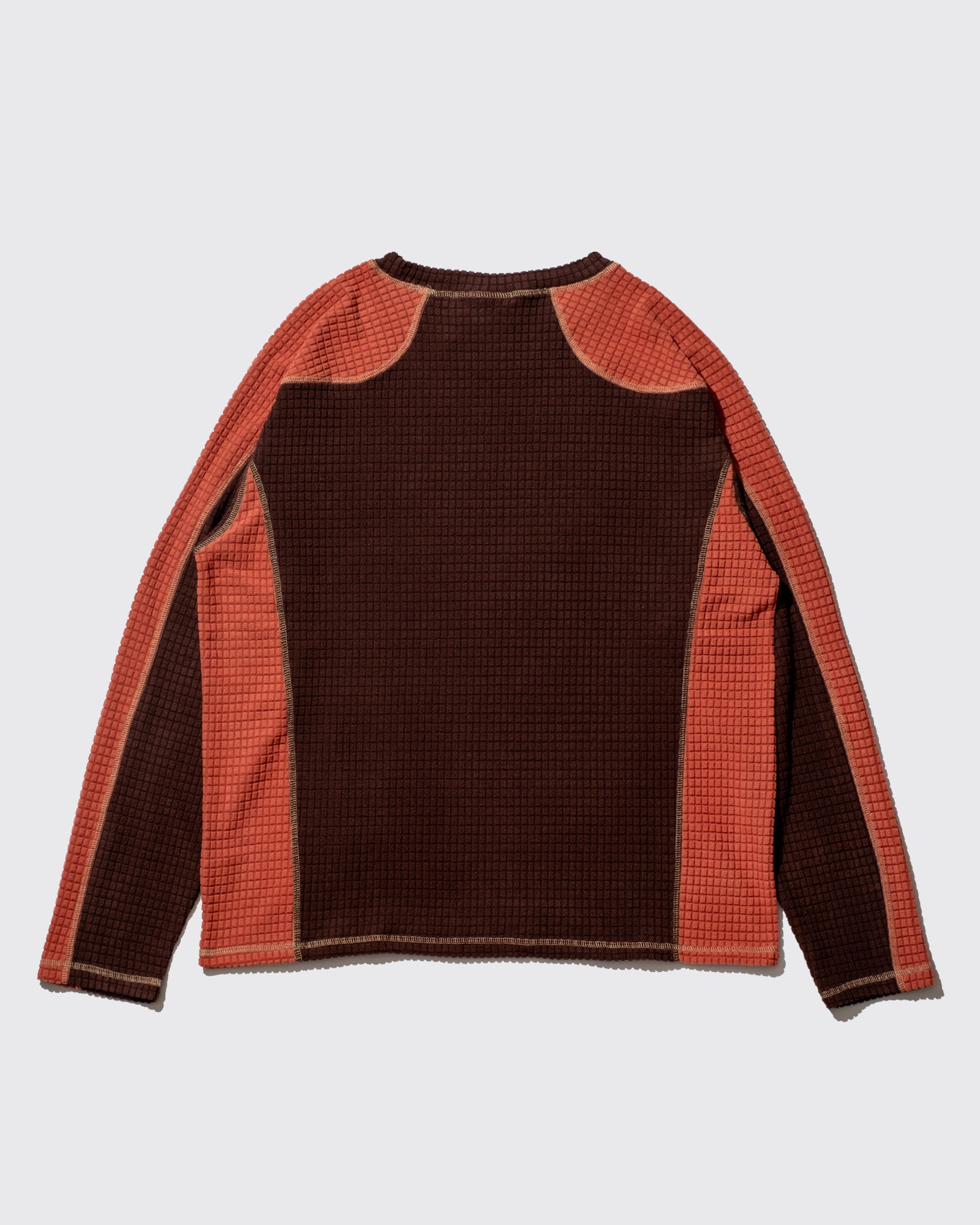 GRID FLEECE (Brown)