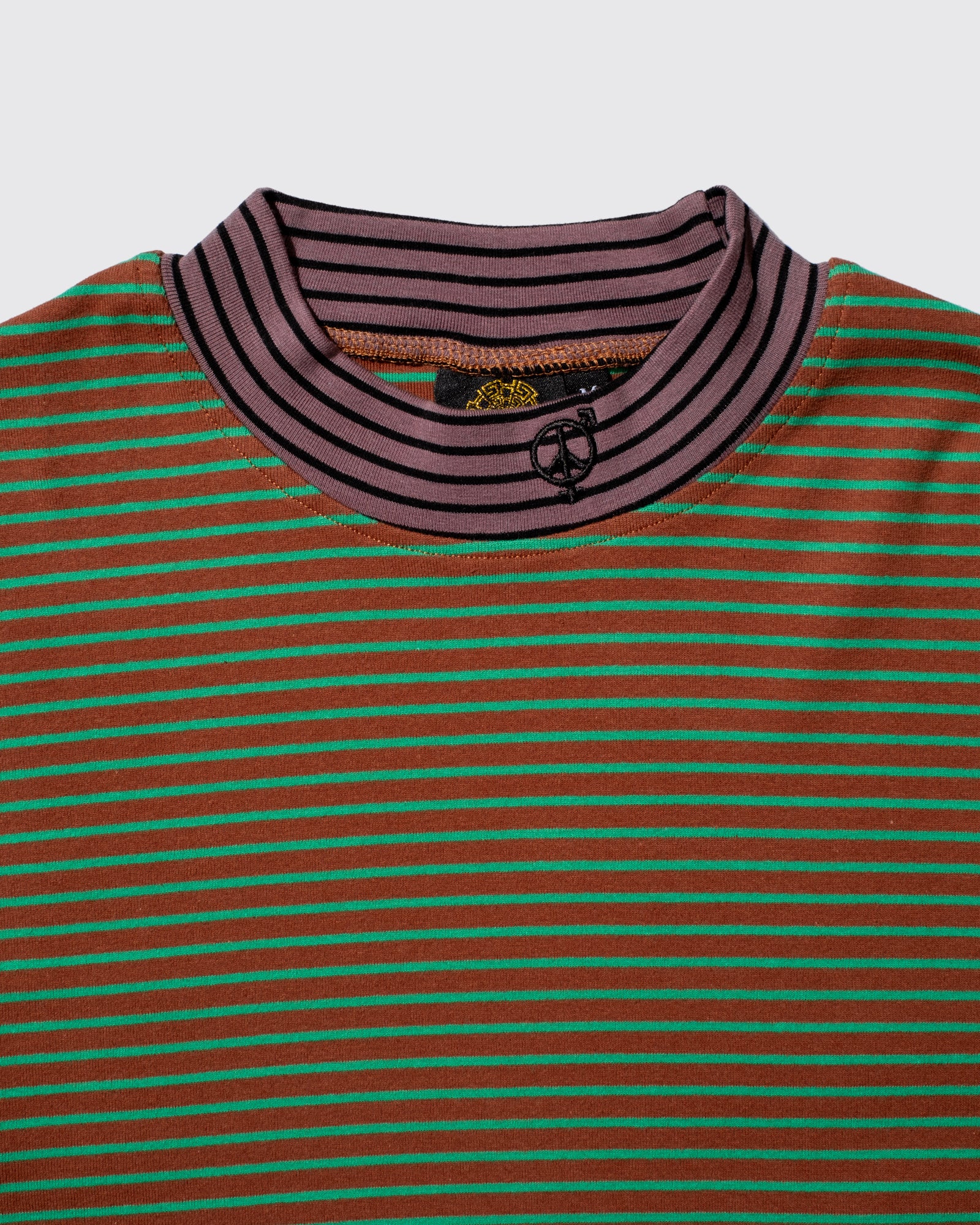 STRIPED MOCK NECK 2.0