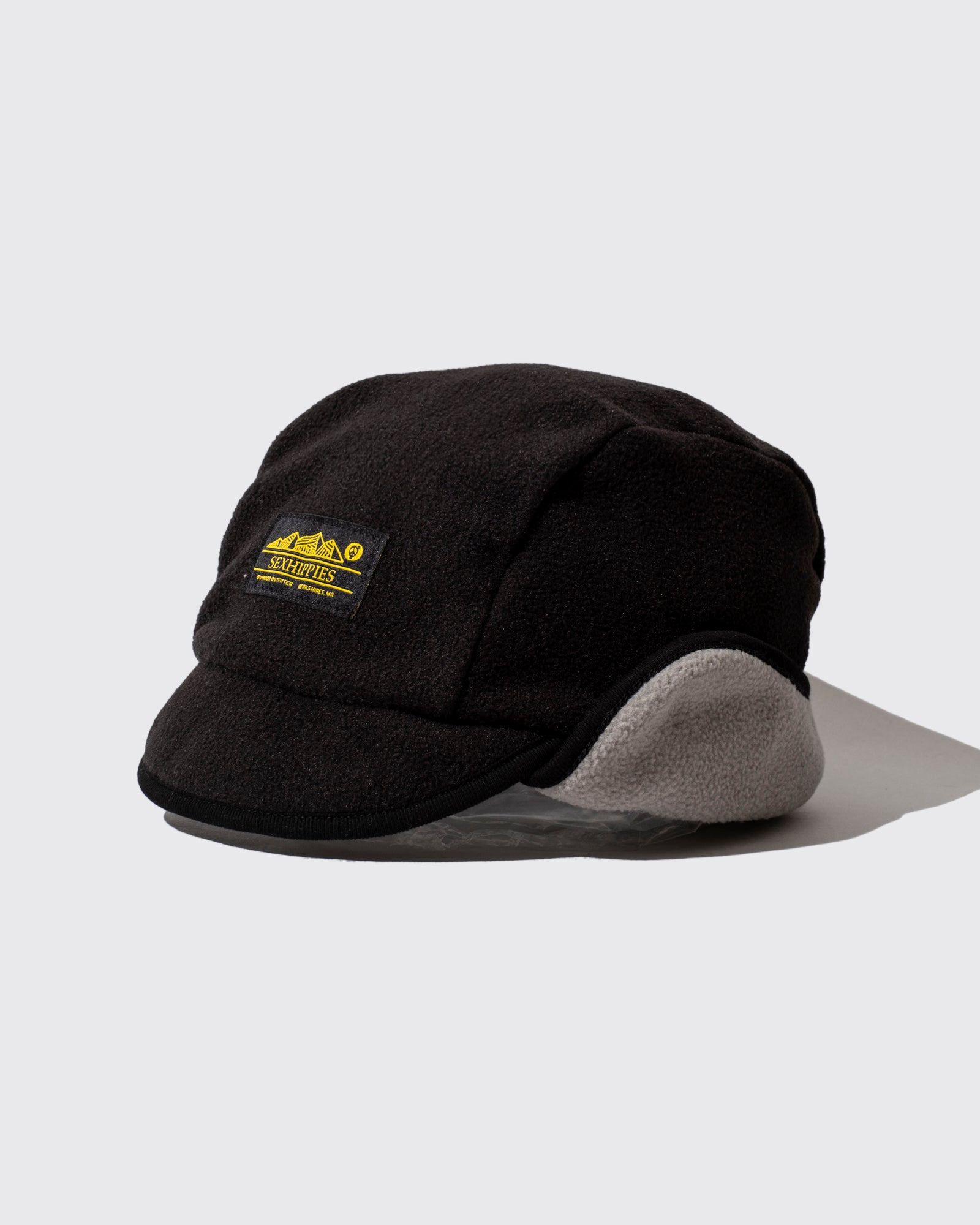 FLEECE MOUNTAIN HAT (Black*Grey)