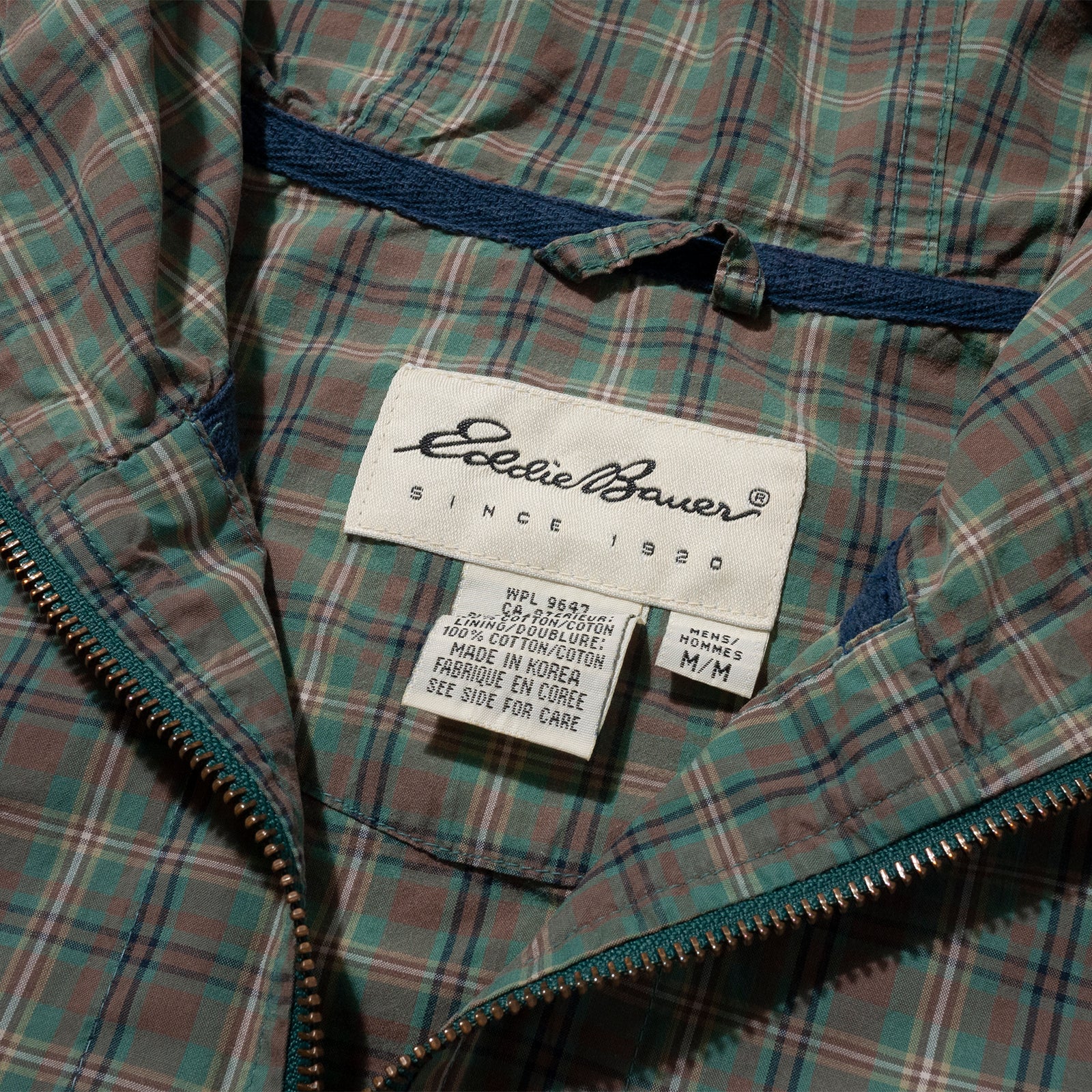 PLAID ANORAK
